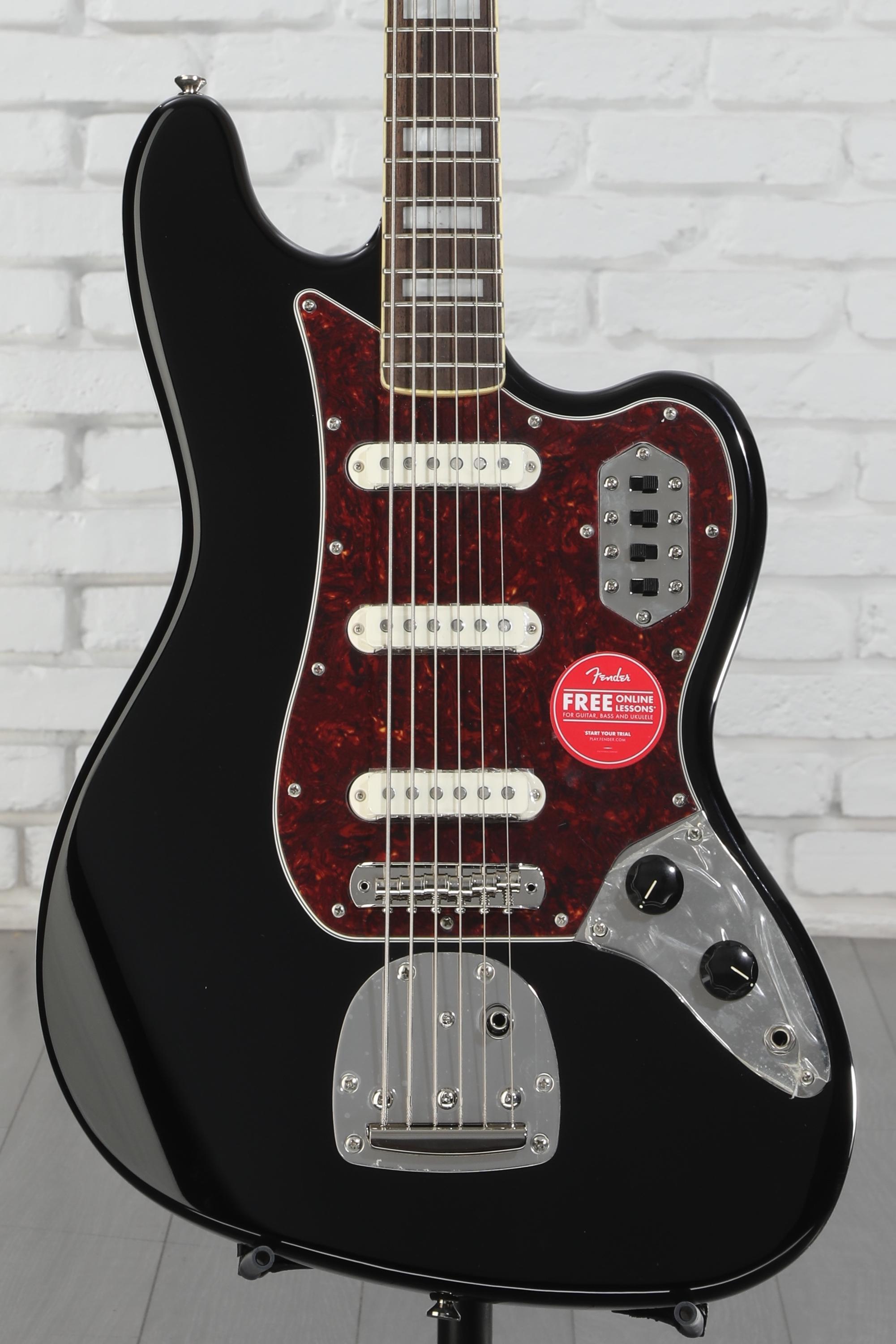 Squier bassⅥ エレキベース ブラック Squier Classic Vibe Bass VI Guitar - Black | Sweetwater