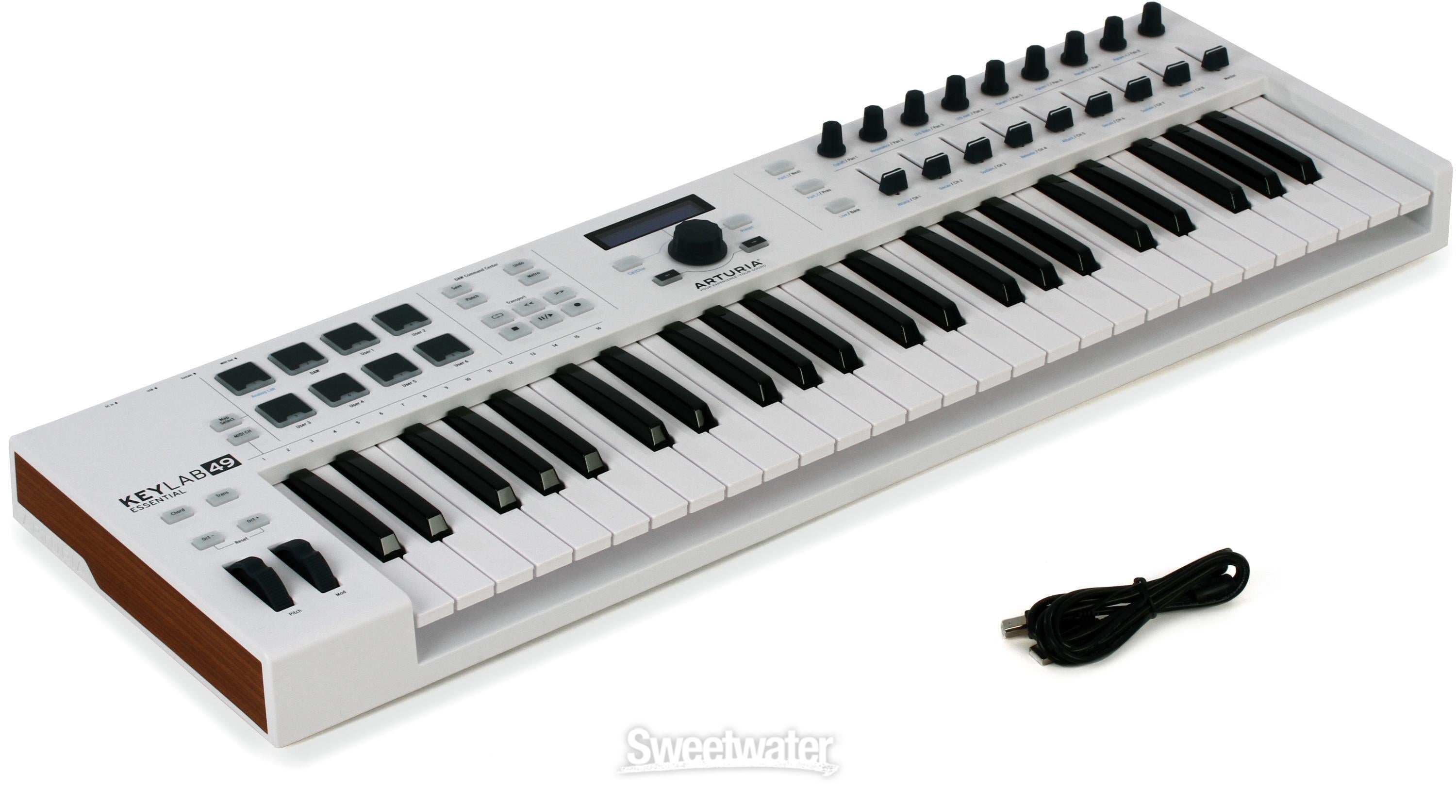 Arturia KeyLab Essential 49 49-key Keyboard Controller | Sweetwater
