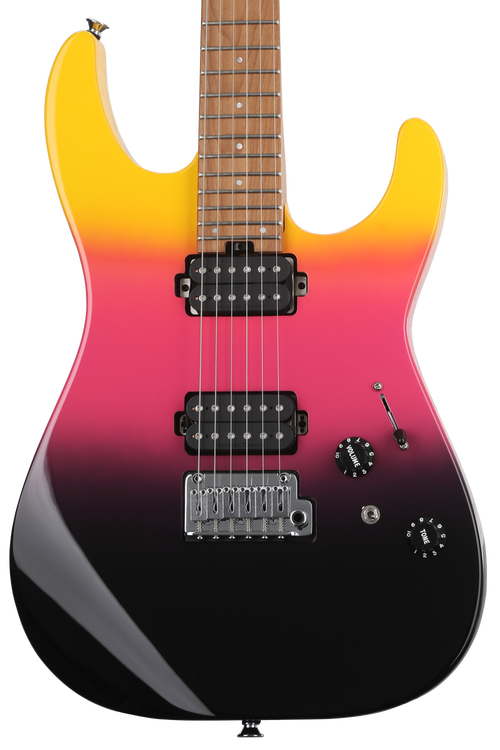 Charvel Pro-Mod DK24 HH 2PT CM Electric Guitar - Malibu Sunset
