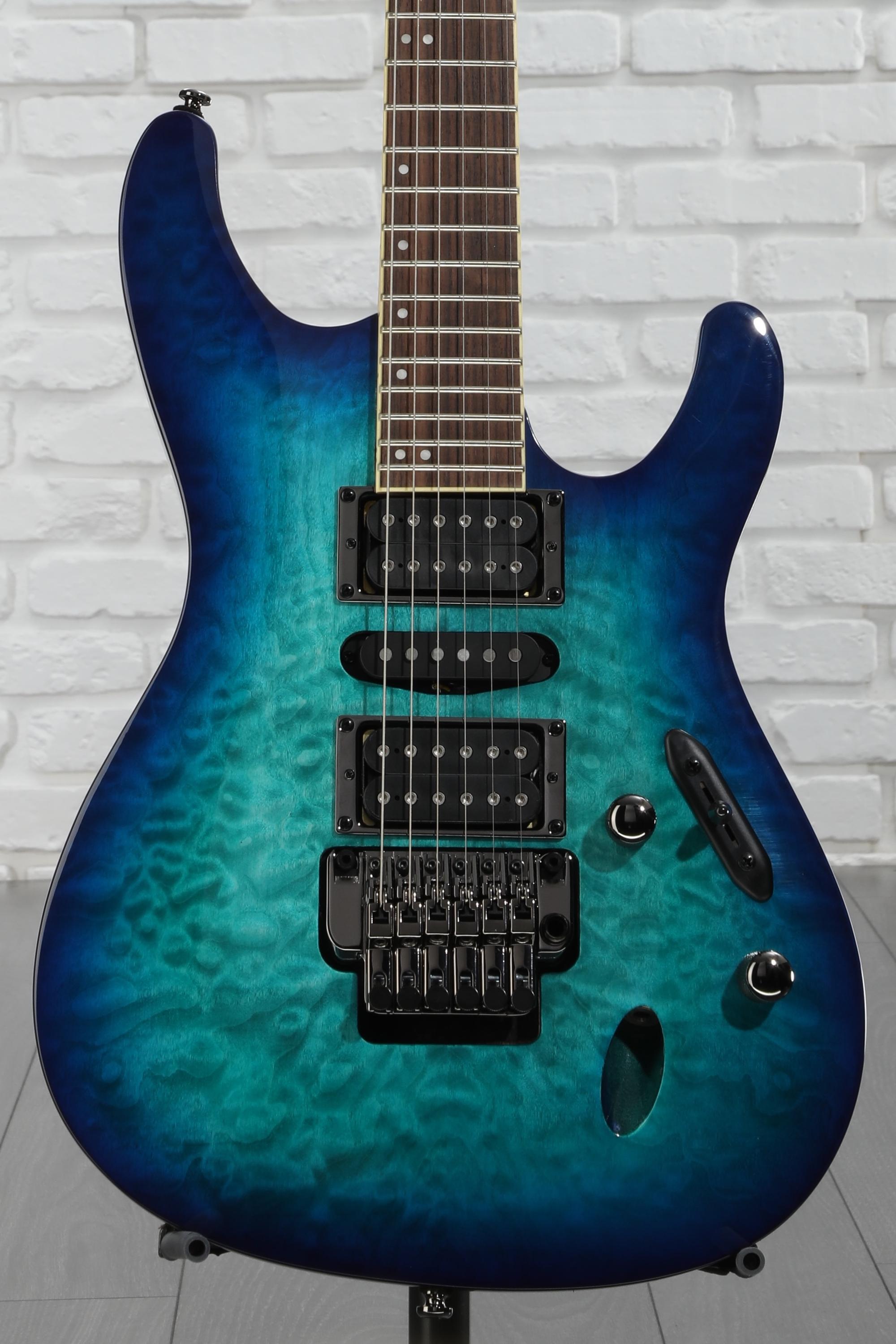 Ibanez S670QM Electric Guitar - Sapphire Blue | Sweetwater