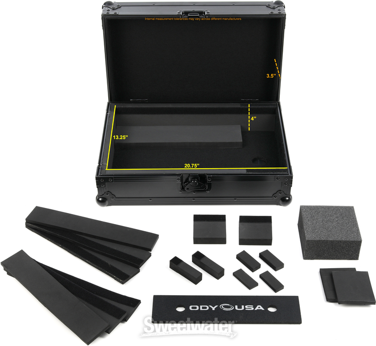 Odyssey FZ12MIXXDBL Black Label Universal DJ Mixer Case | Sweetwater