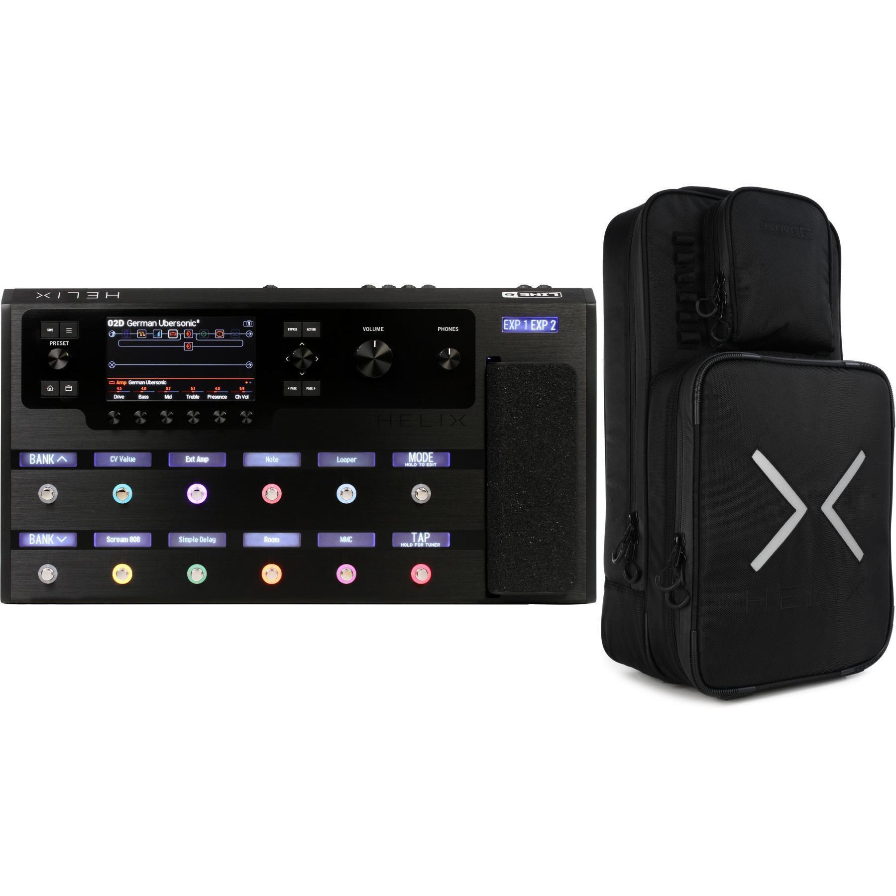 Line 6 Helix Guitar Multi-effects Floor Processor with Backpack 