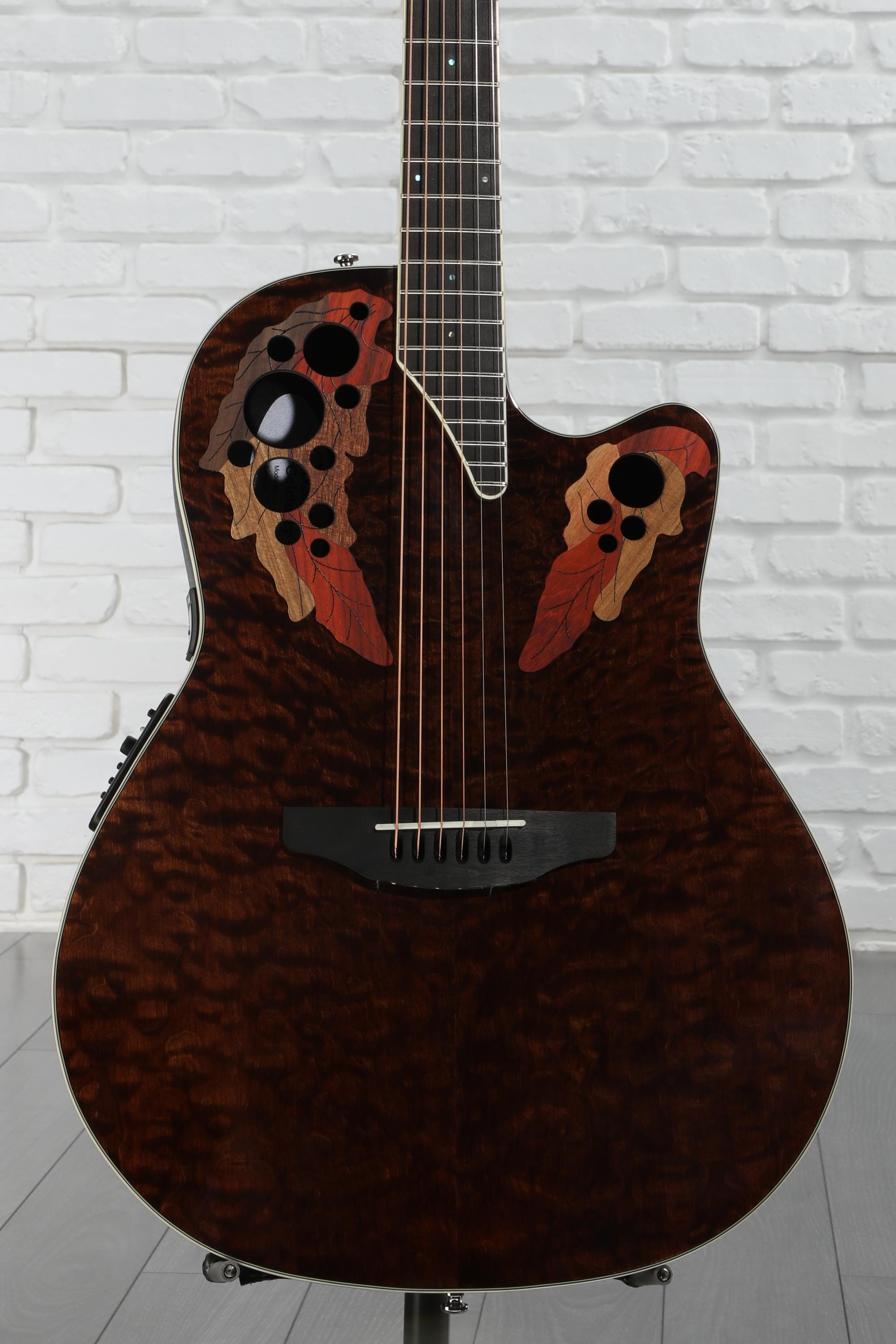 ギター OVATION CE48P TIGER EYE Celebrity Ovation Celebrity Elite CE48P-TGE Super Shallow Acoustic