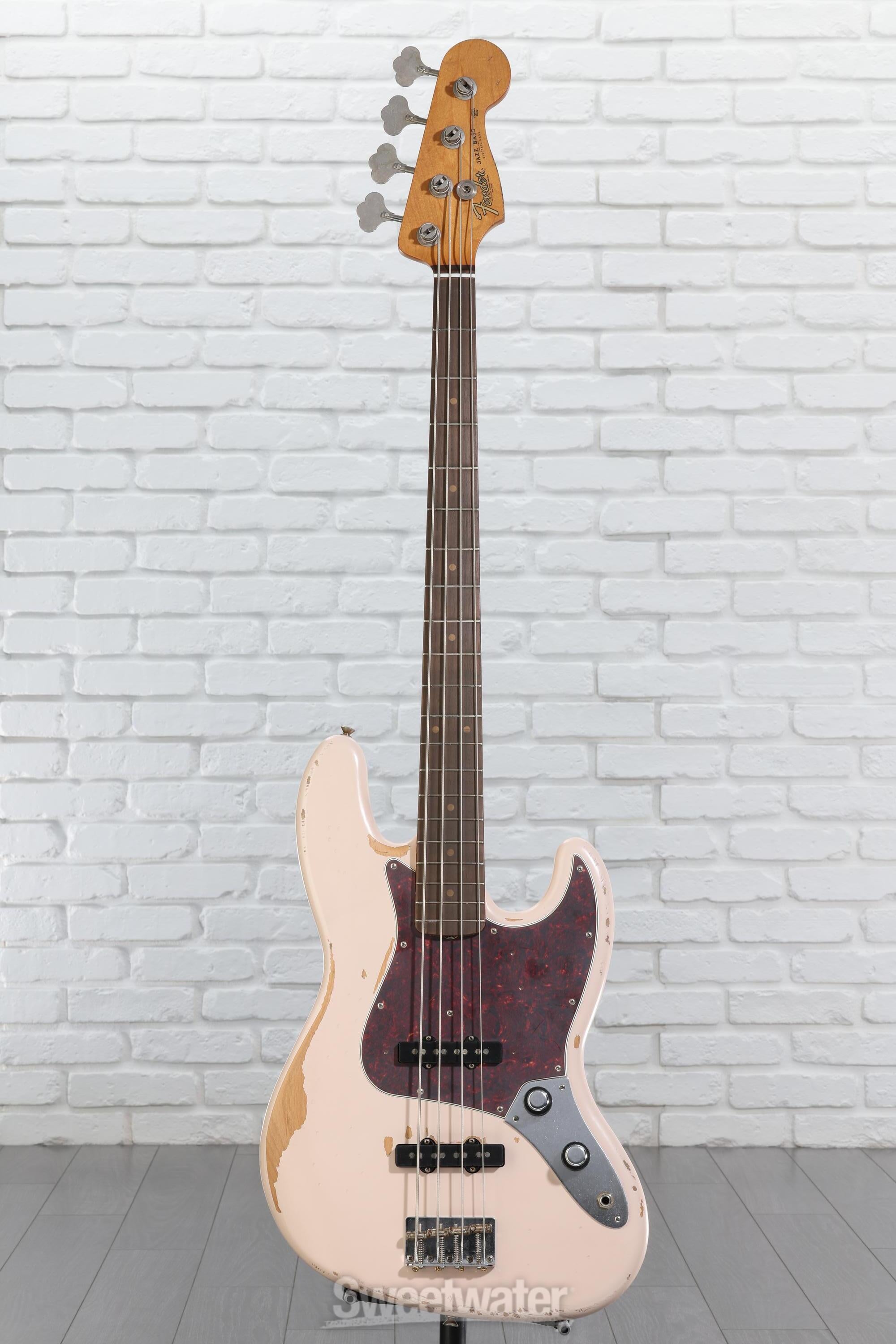FENDER フェンダー Flea JazzBass Road Worn Fender Flea Road Worn Jazz Bass - Shell Pink