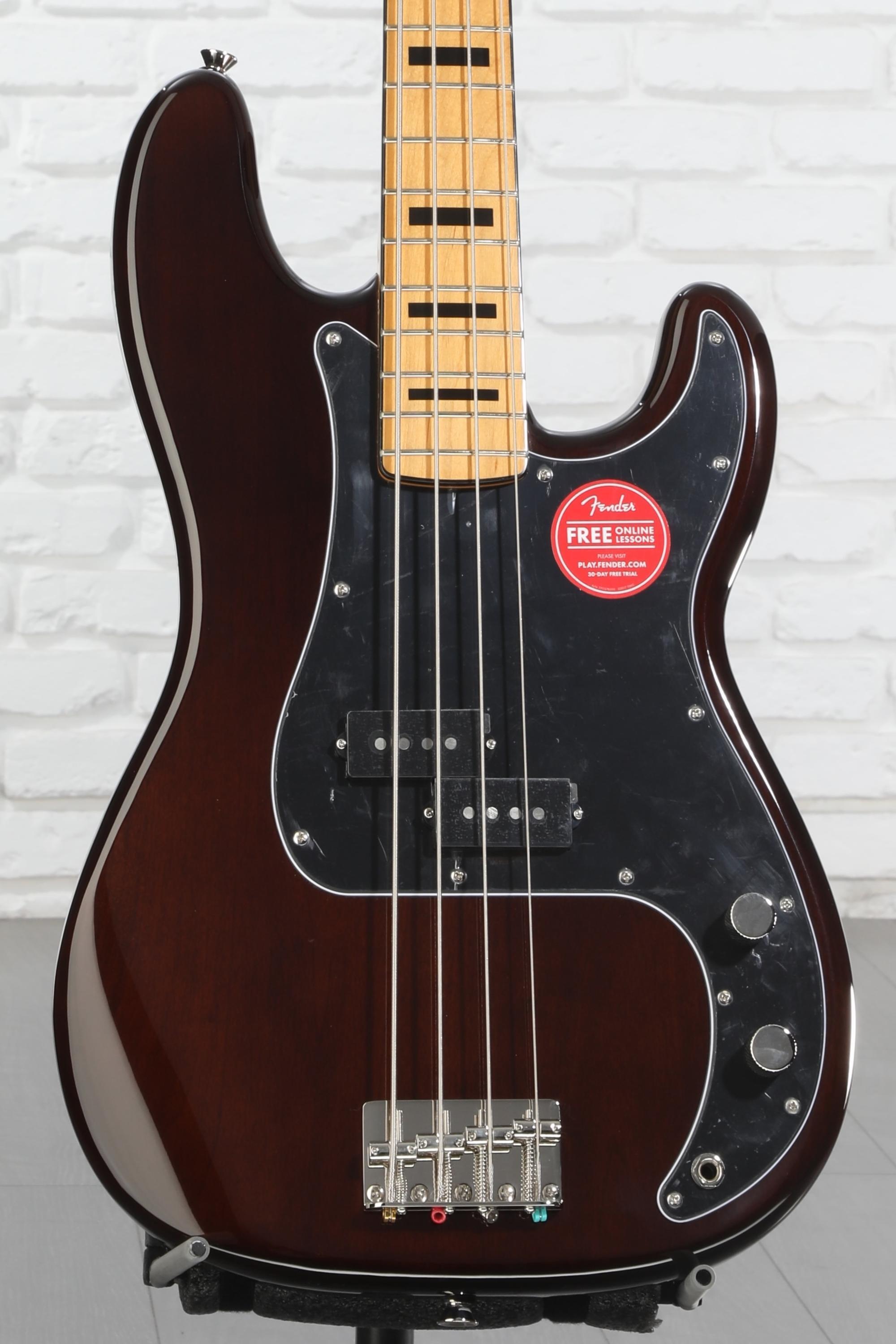 Squier Classic Vibe '70s Precision Bass - Walnut | Sweetwater