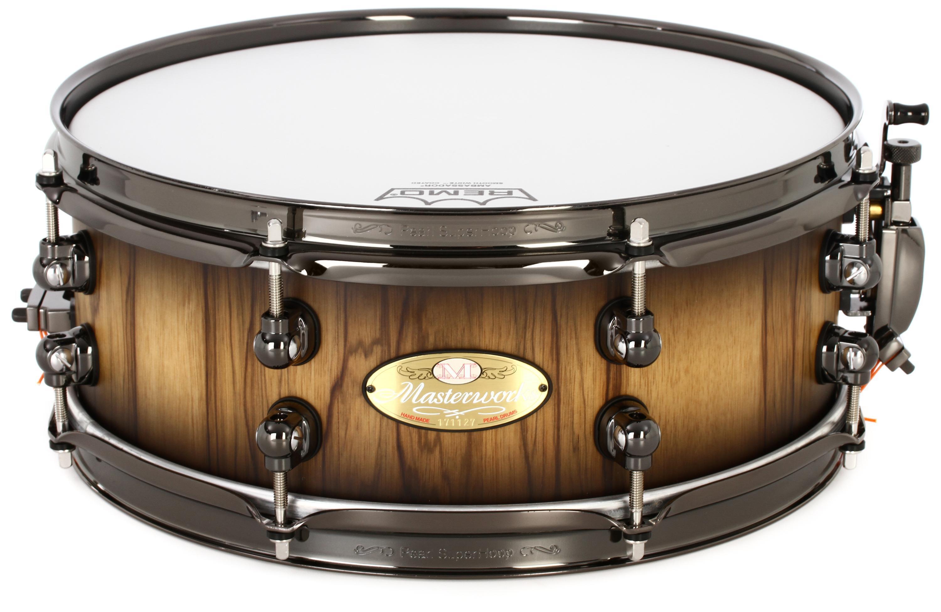 Masterworks Studio Snare Drum - 13 x 5 inch - Black Burst over