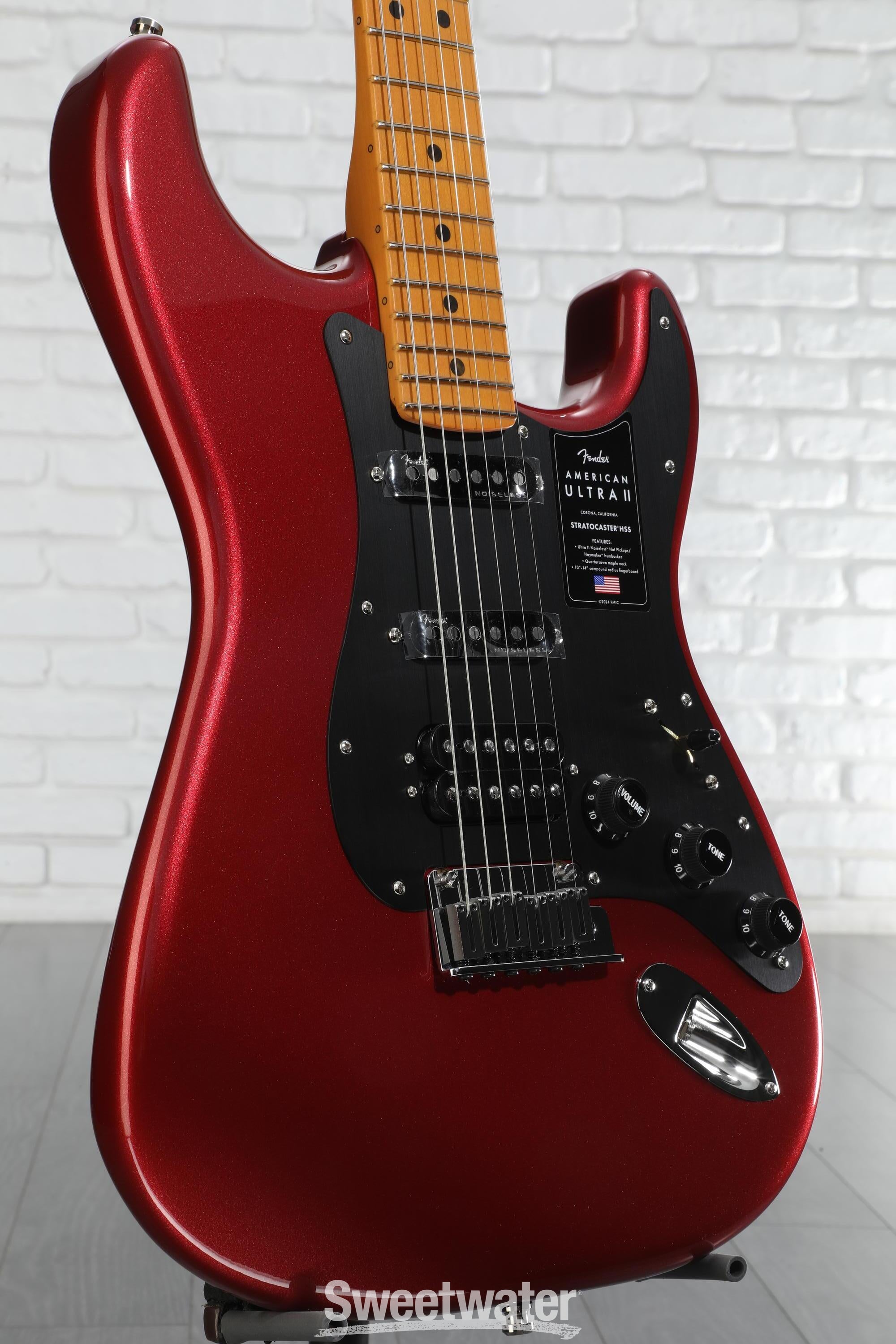 ギター fender American Ultra Stratocaster HSS Fender American Ultra Stratocaster HSS - Arctic Pearl with