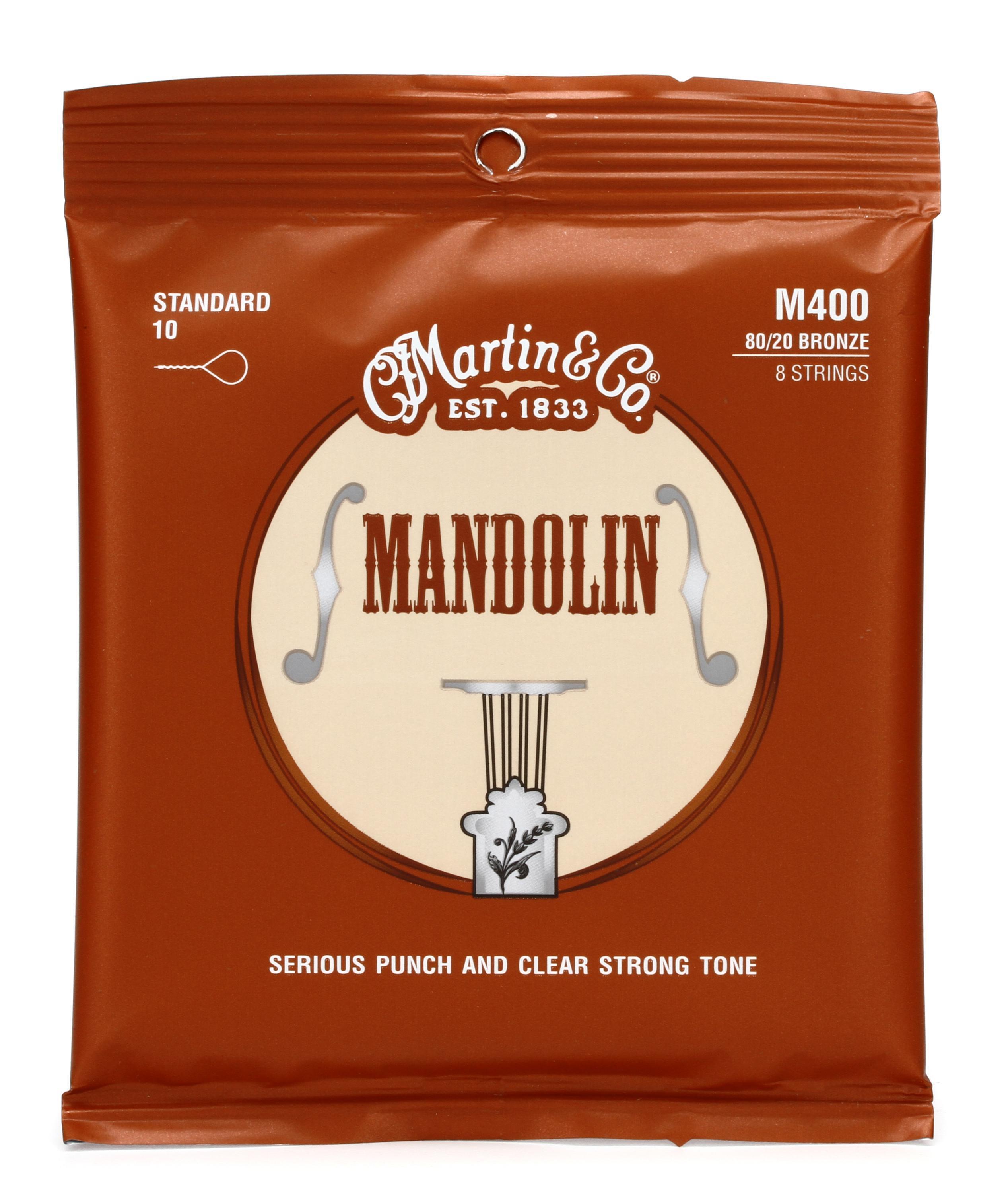 Martin M400 80/20 Bronze Mandolin Strings .010.034 Standard Sweetwater