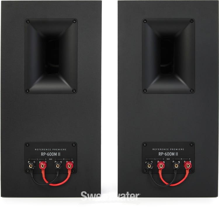 Klipsch RP-600M II Passive Bookshelf Speaker Pair Walnut