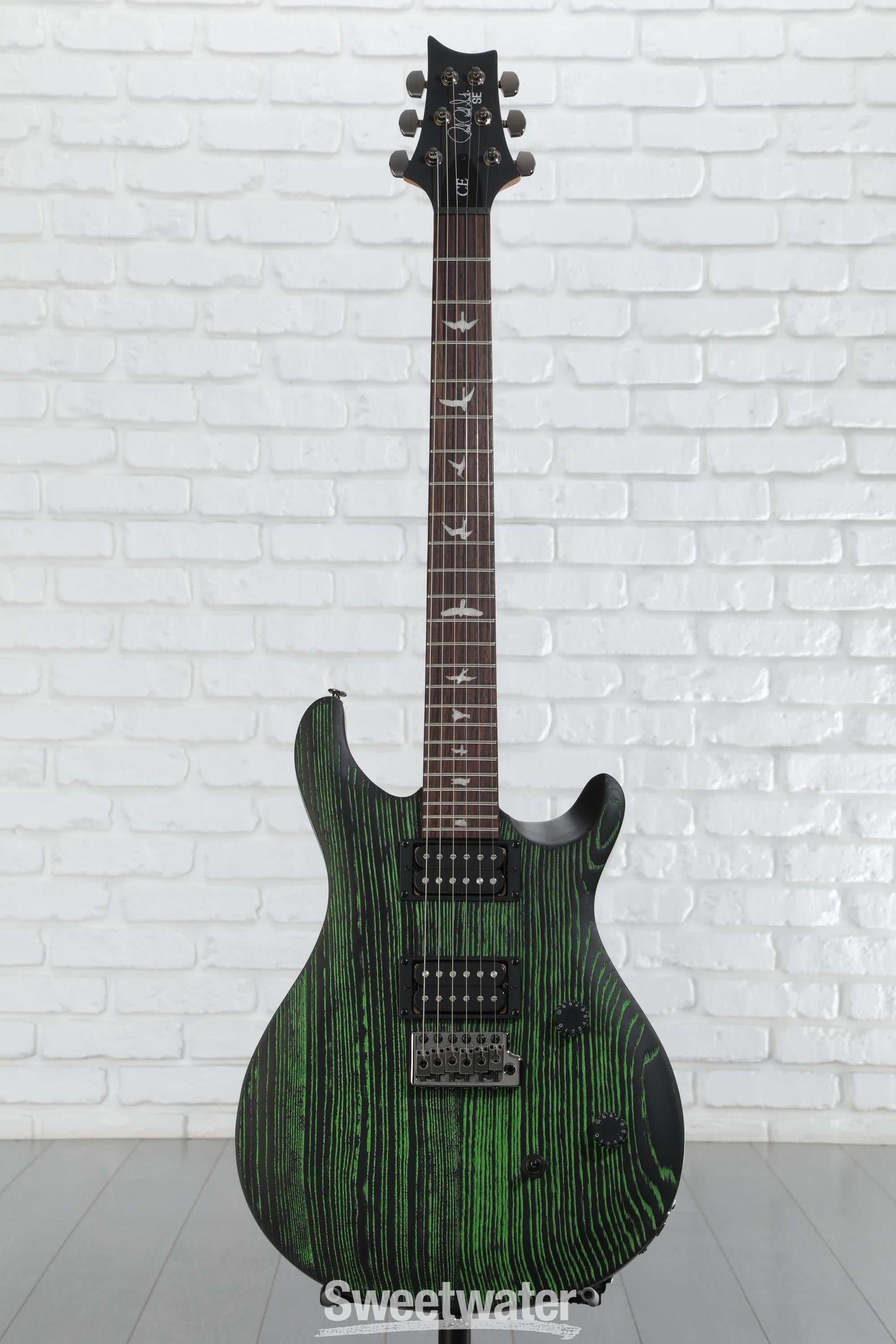 PRS SE Sandblasted CE 24 Electric Guitar - Sandblasted Green, Limited Edition