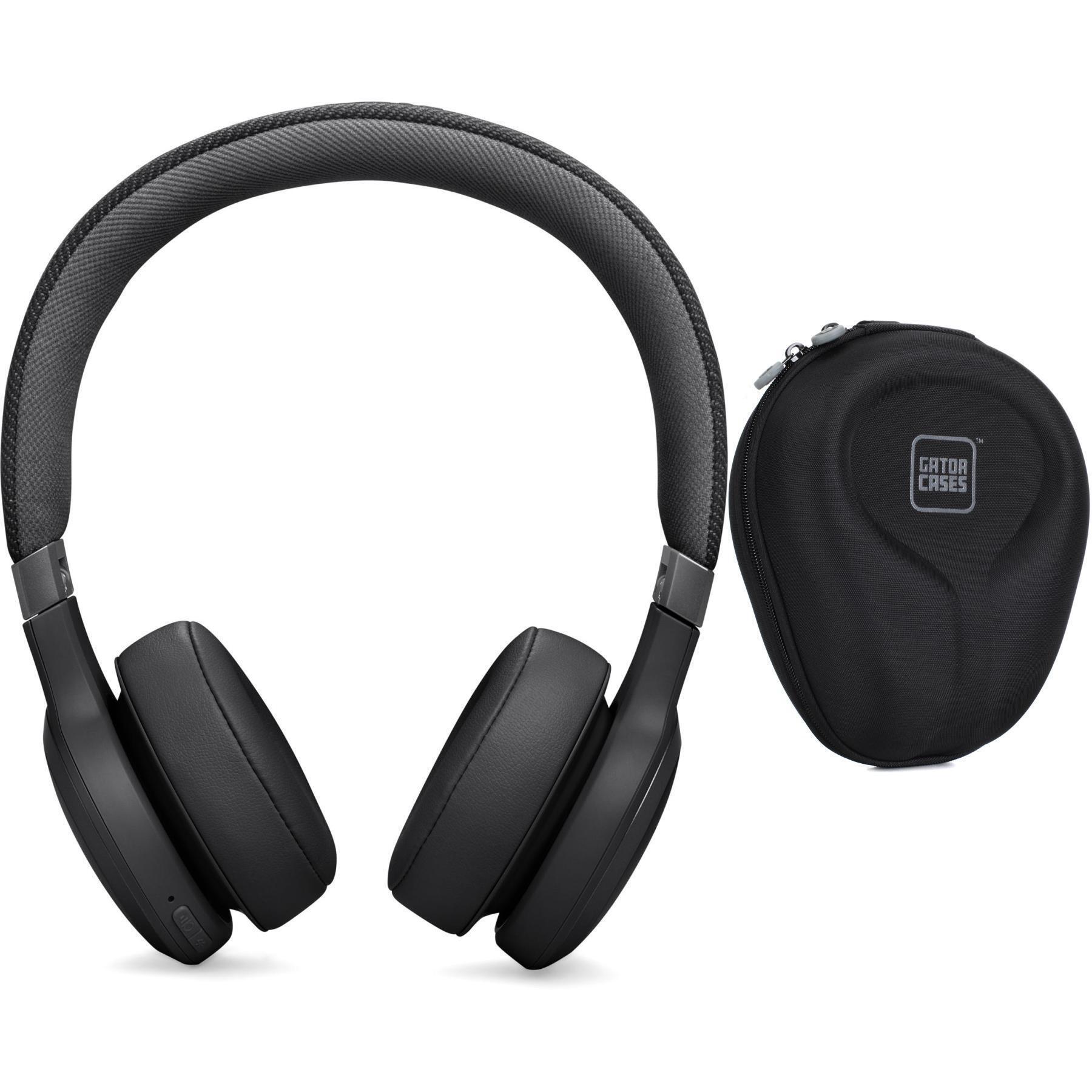 JBL Tune 670NC On-ear Wireless Headphones with Case - Black
