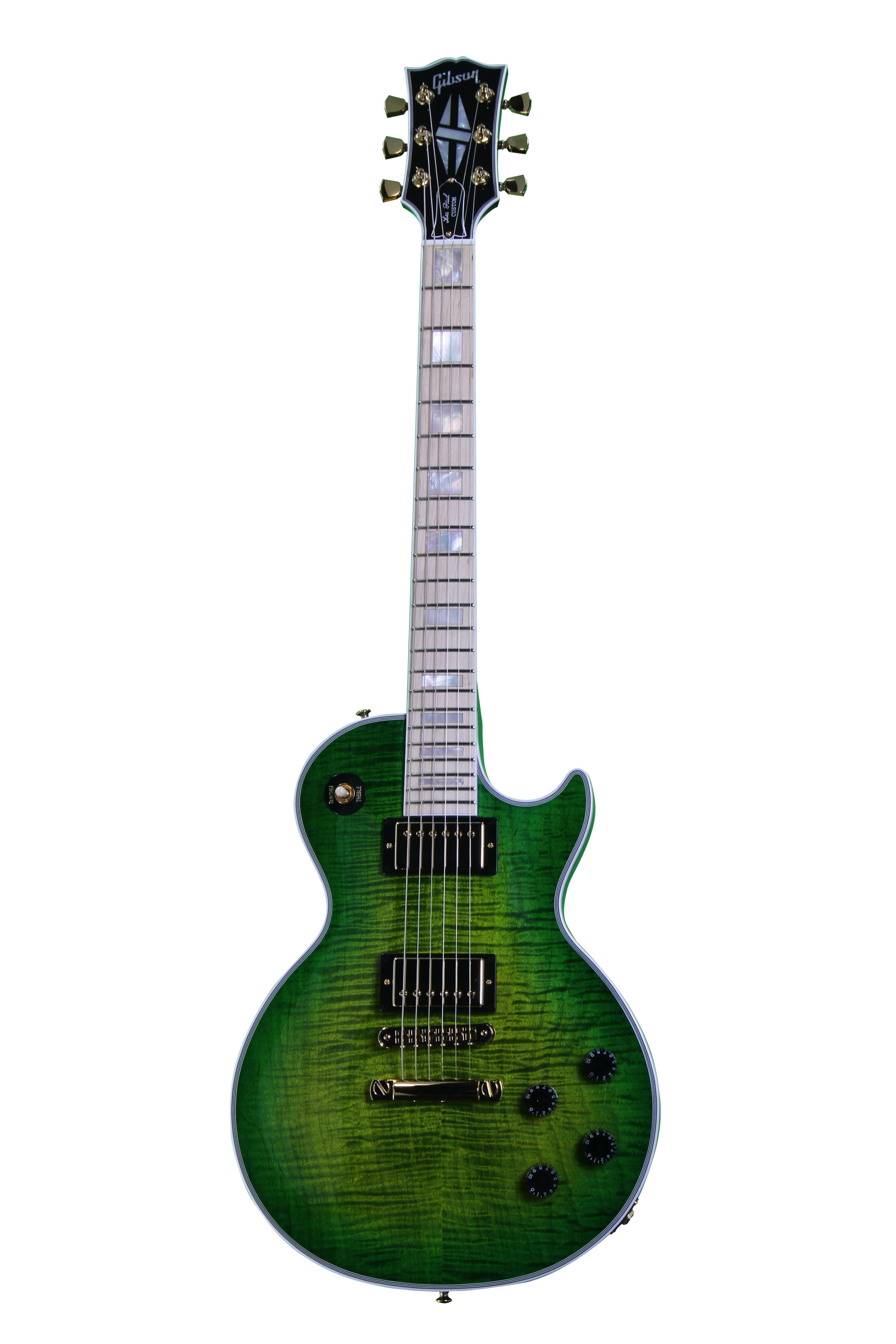 Gibson Custom Les Paul Custom Figured - Iguana Burst | Sweetwater