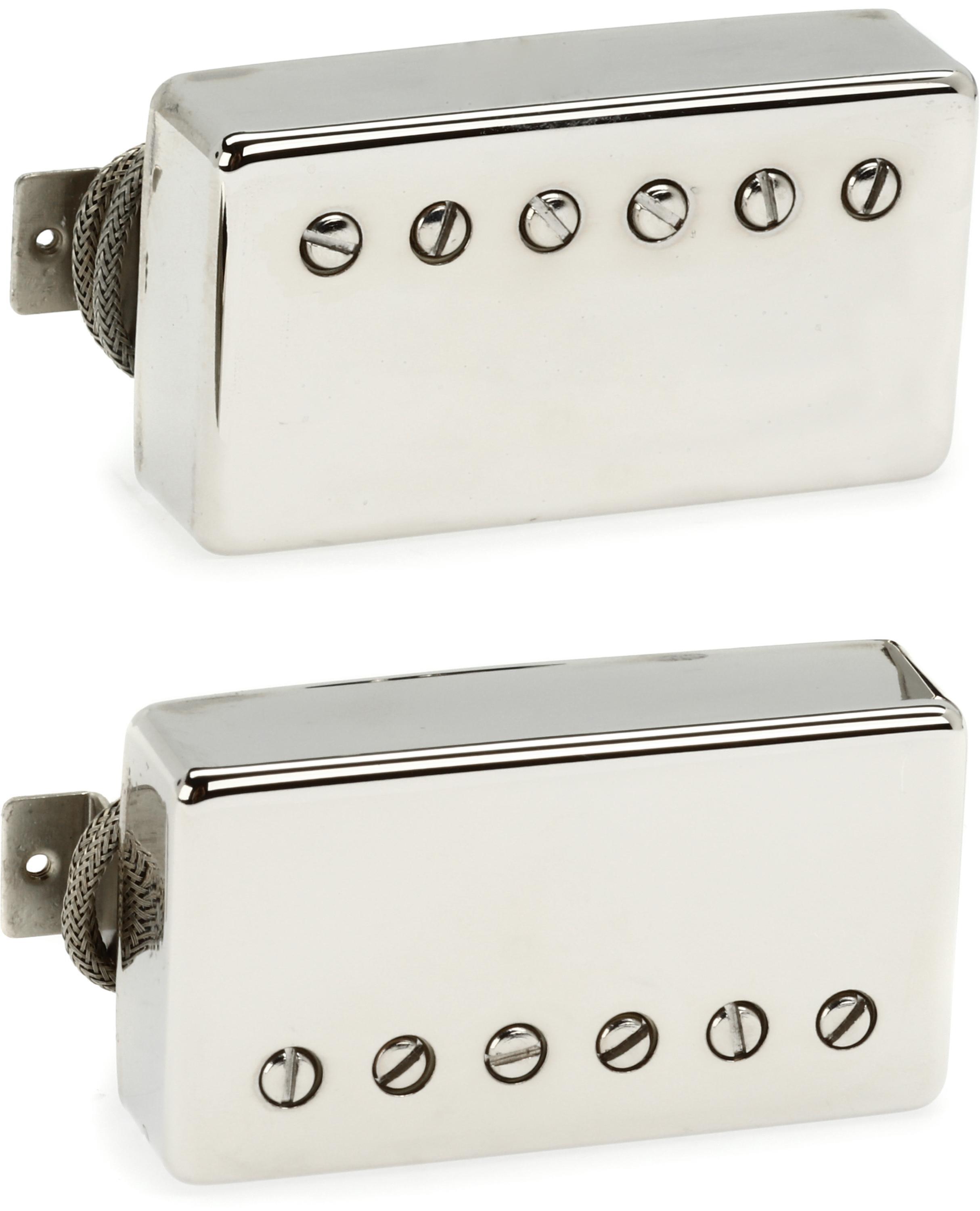 Seymour Duncan Custom Shop Greenie 1-conductor Humbucker 2-piece Pickup Set  - Nickel Cover