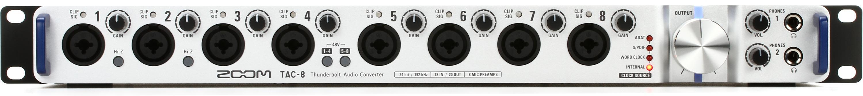 Zoom TAC-8 18x20 Thunderbolt Audio Interface | Sweetwater