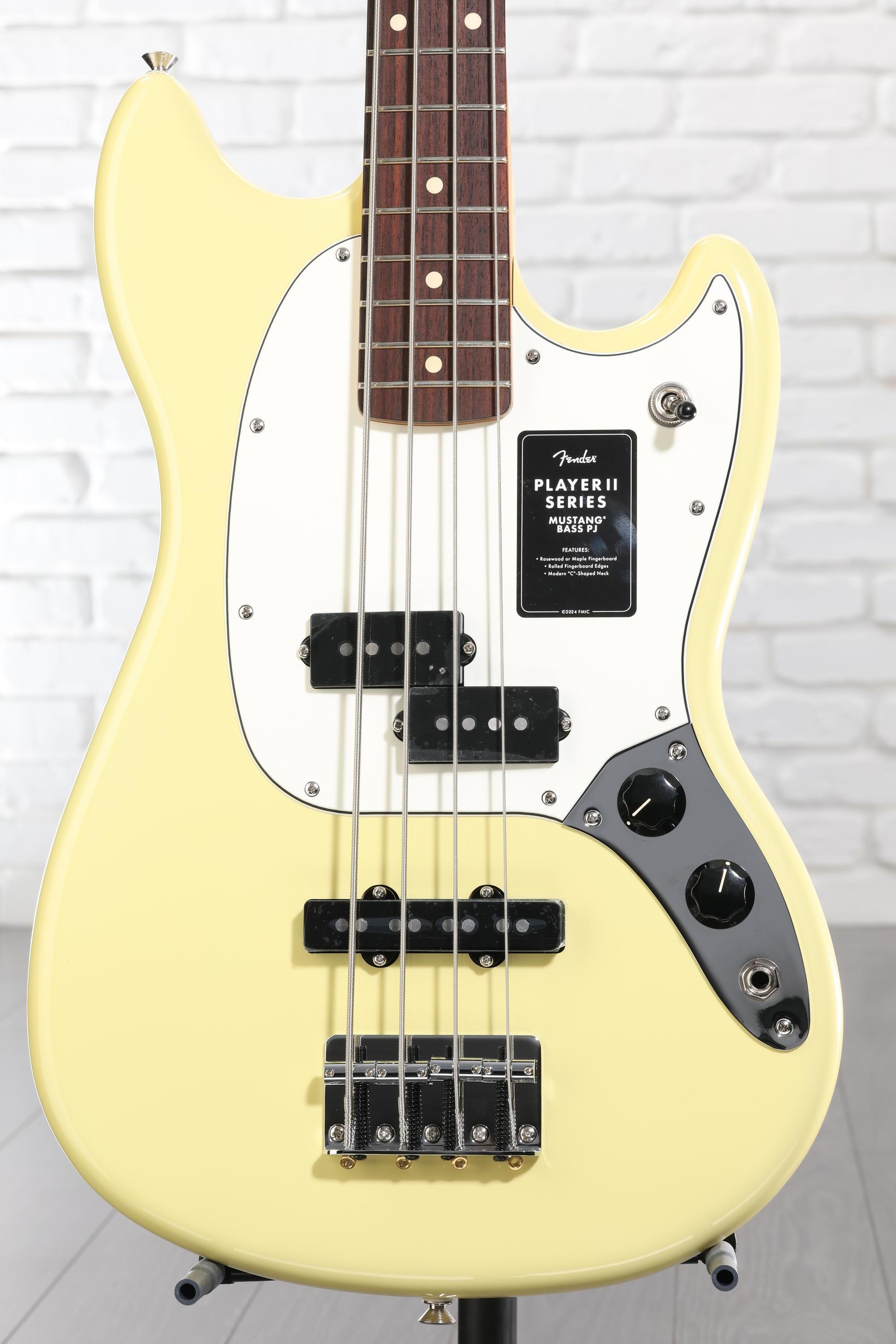 Fender Player II Mustang Bass PJ - Hialeah Yellow with Rosewood