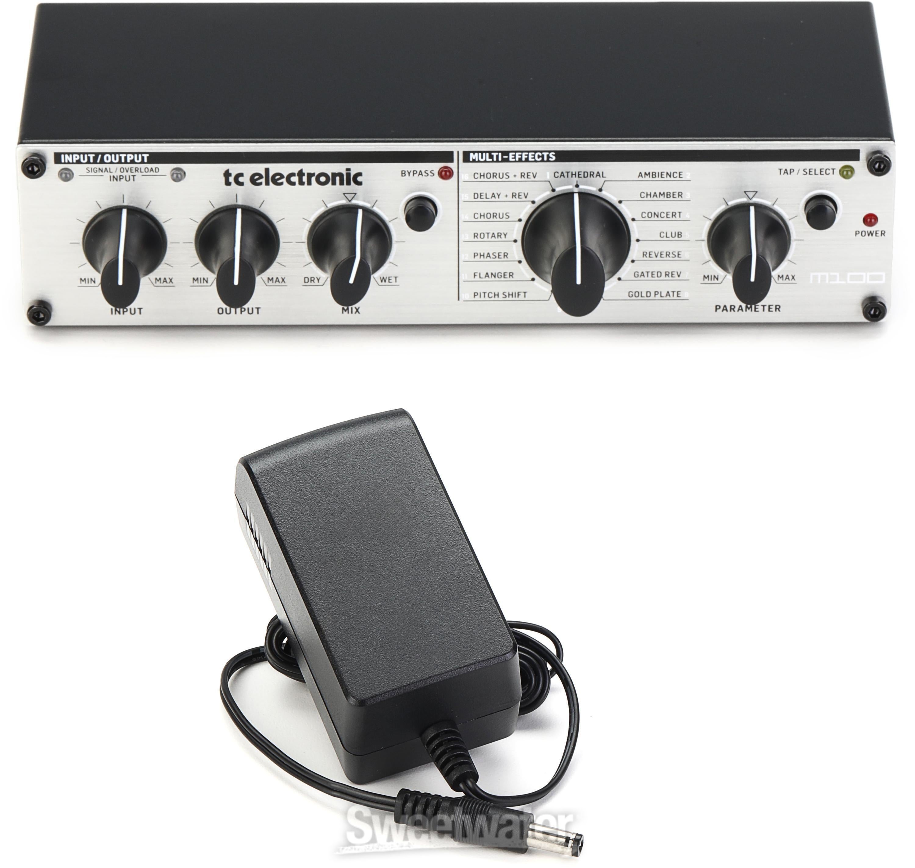 tc electronic M100 リバーブ / マルチエフェクト TC Electronic M100 Stereo Multi Effects Processor | Sweetwater