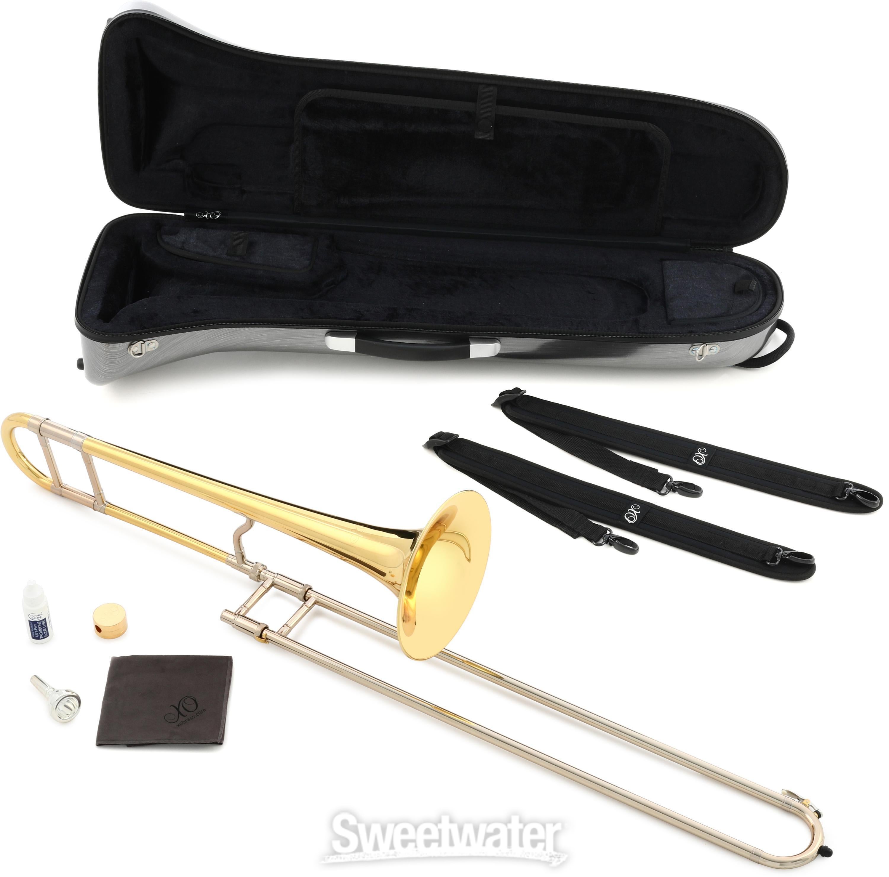 XO 1634LT Professional Tenor Trombone - Gold Lacquer | Sweetwater