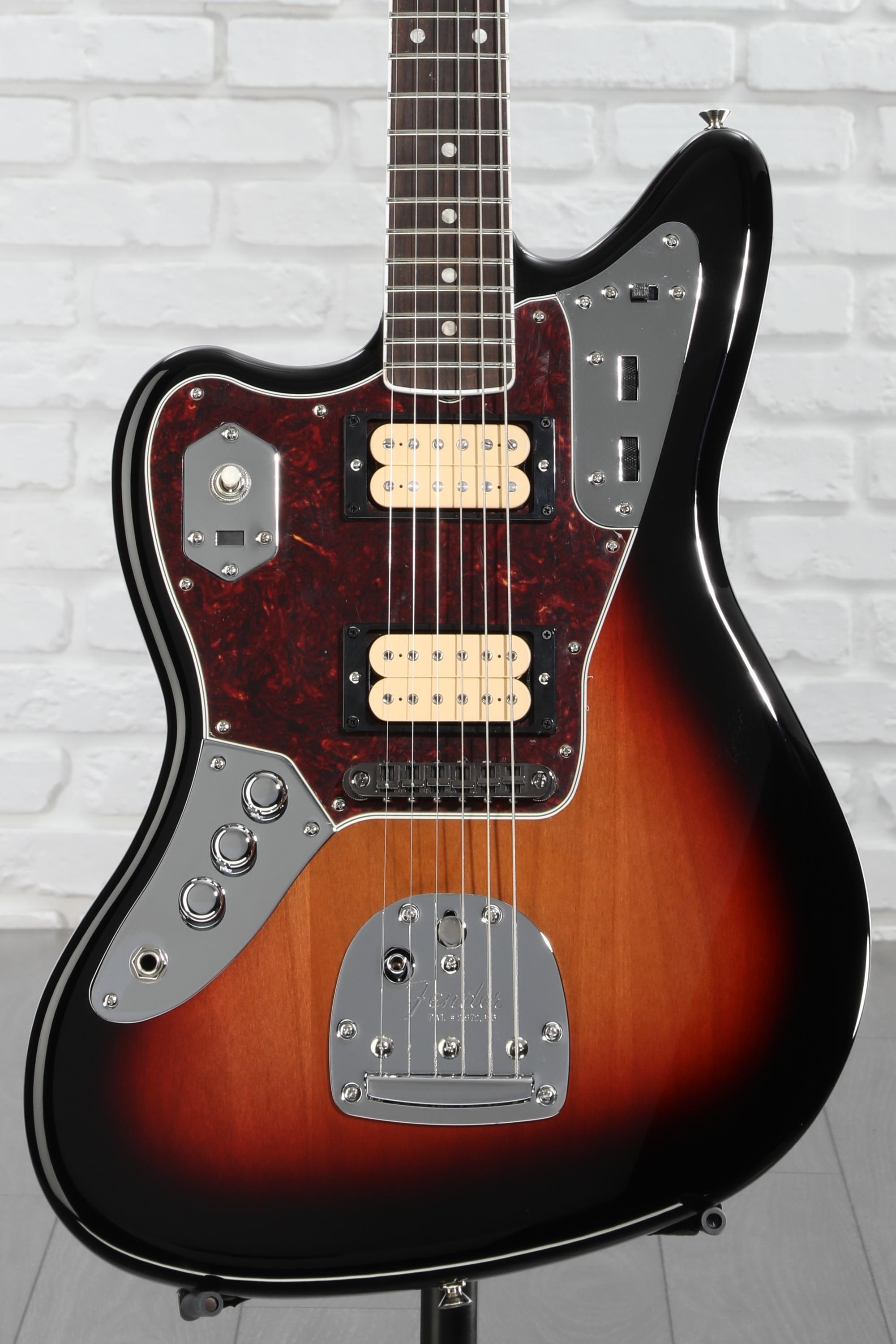 ギター Fender Jaguar Lefty Roadworn  cobain Fender Kurt Cobain Jaguar ROAD WORN Left Handed Nice Lefty