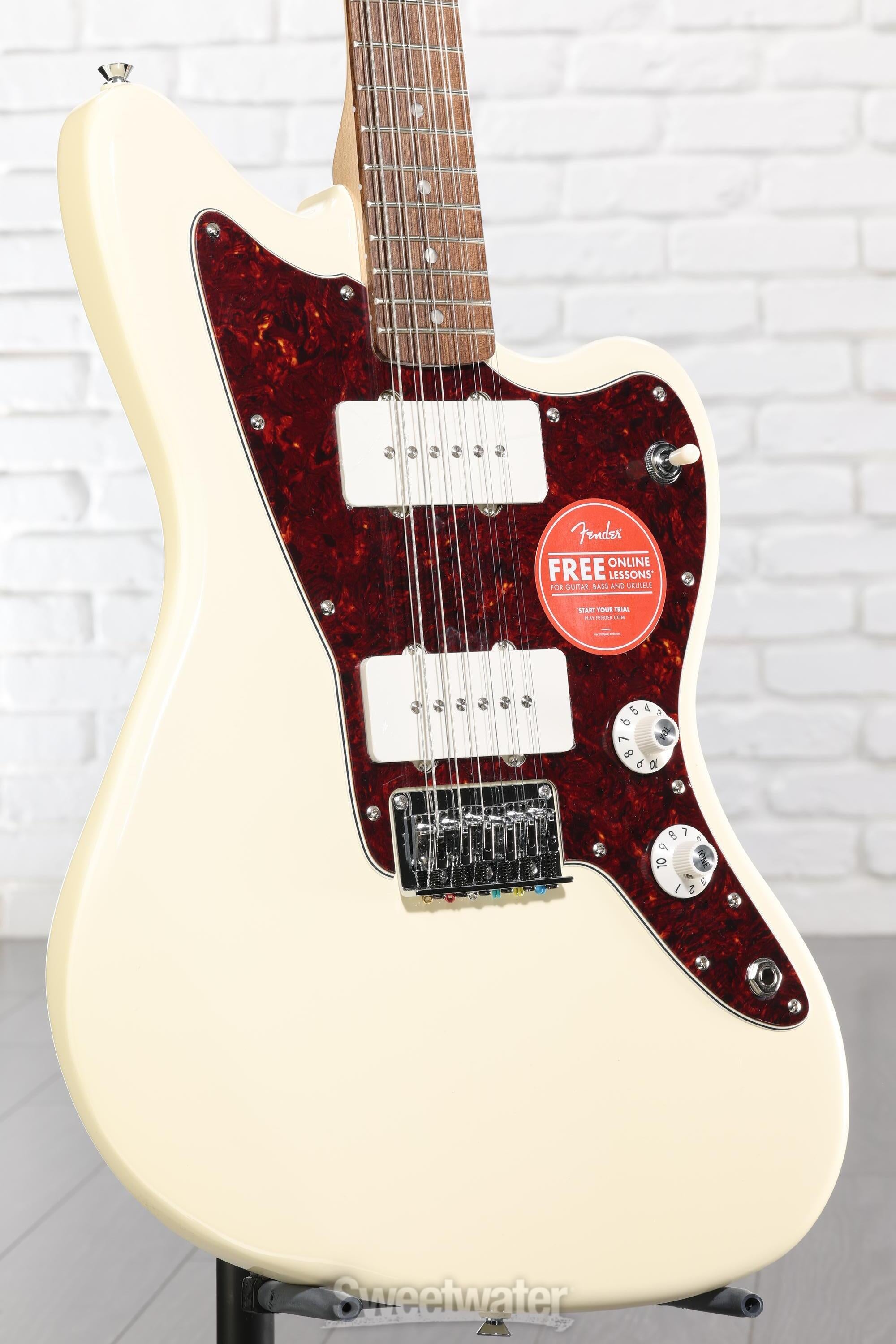 Photo of Squier Paranormal Jazzmaster XII 12-string Electric Guitar - Olympic White