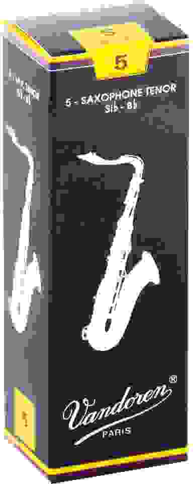 Vandoren Traditonal Tenor Saxophone Reeds - 5.0 (5-pack)