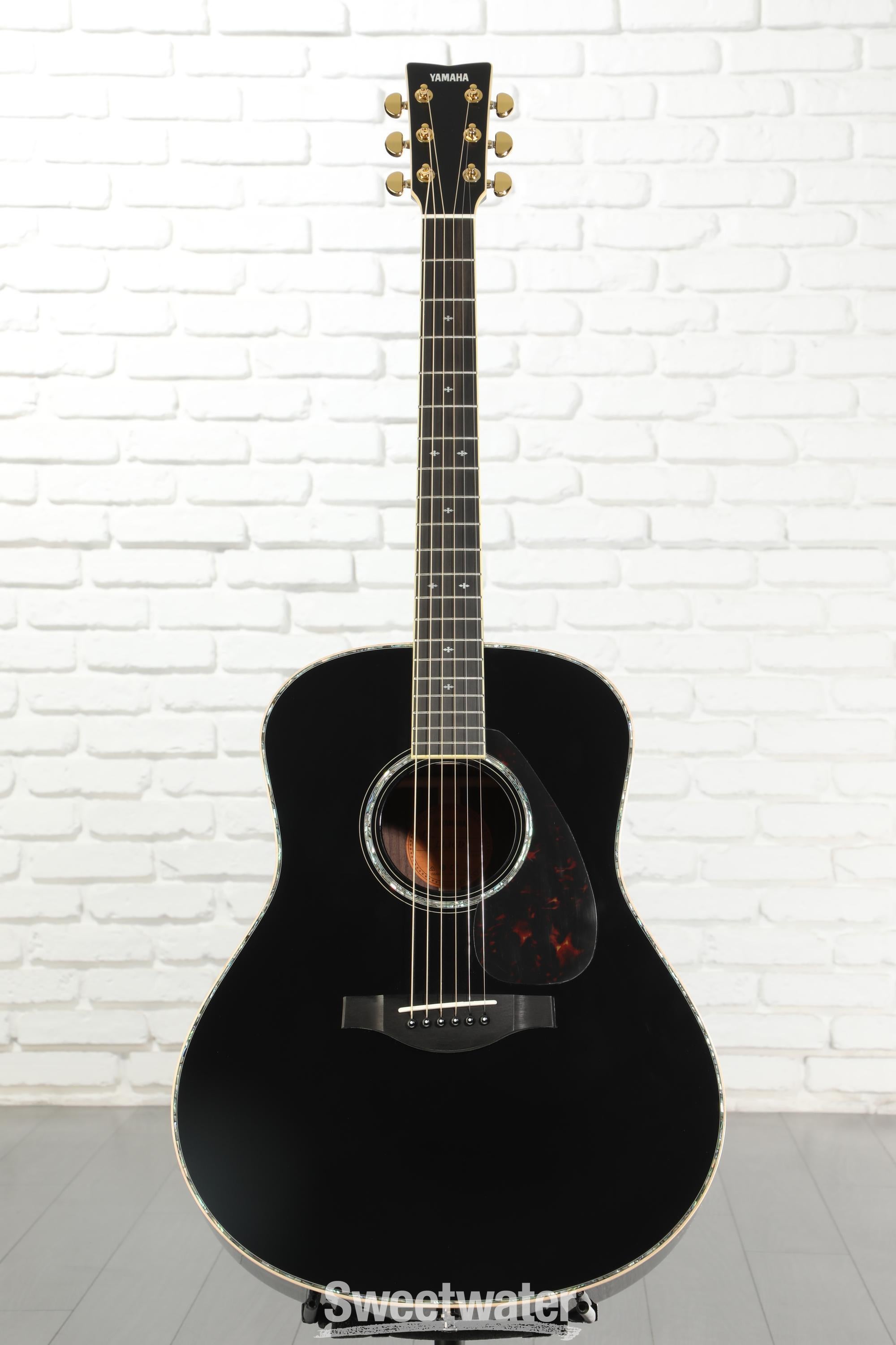 Yamaha LL16D ARE Original Jumbo Acoustic-electric Guitar - Black