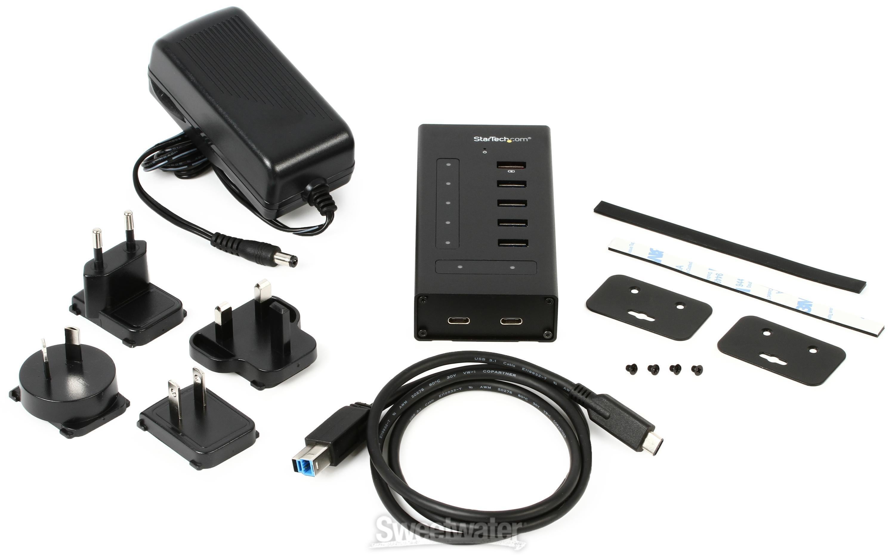 StarTech.com HB30C5A2CST 7-Port USB-C Hub with 2x USB-C & 5x