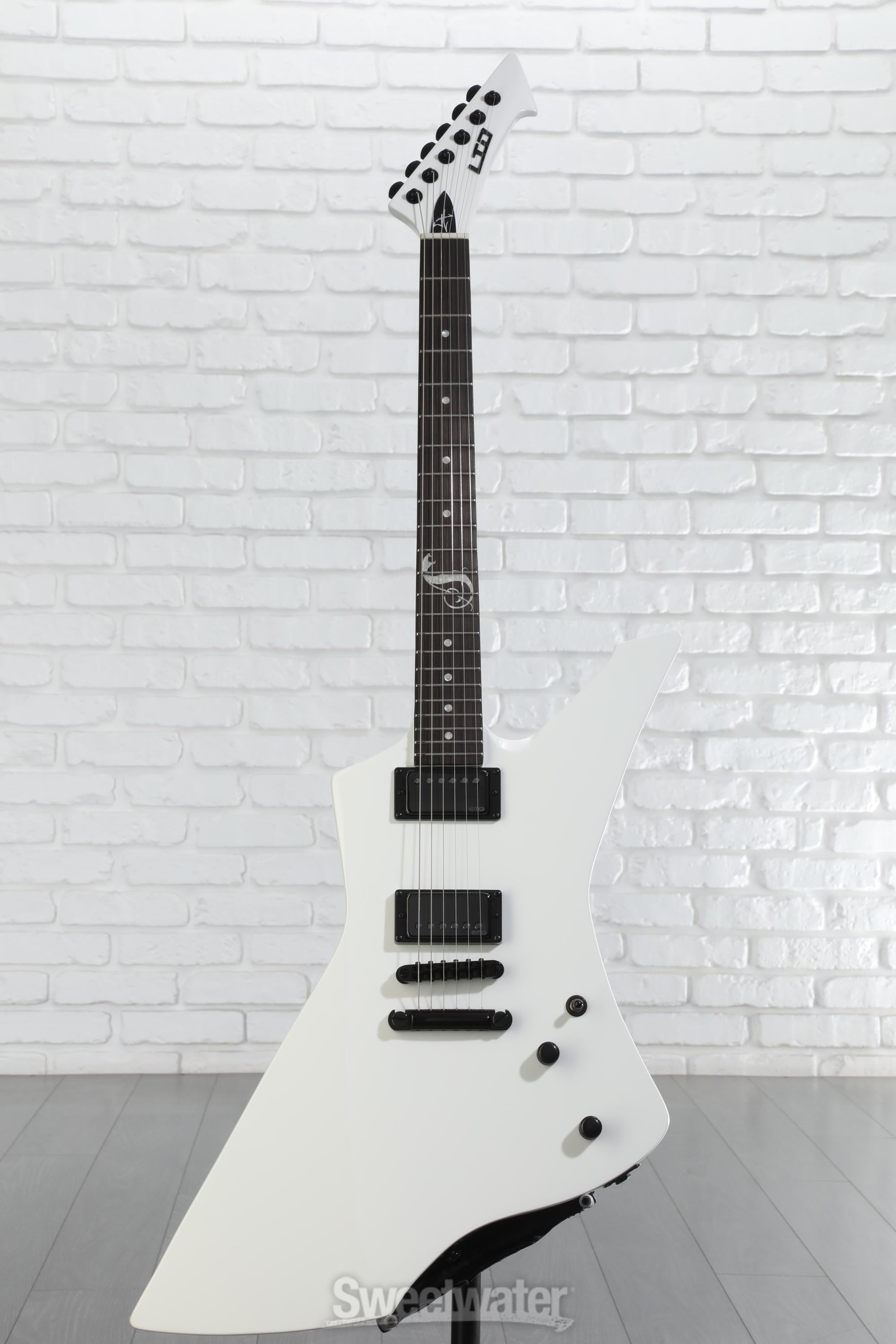 ESP LTD James Hetfield Signature Snakebyte - Snow White