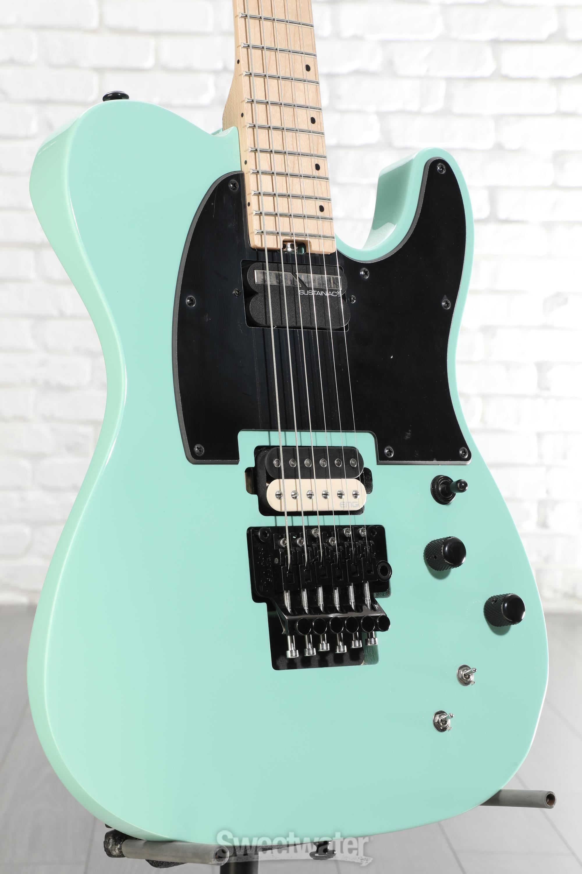 Schecter Sun Valley Super Shredder PT FR with Sustainiac - Sea