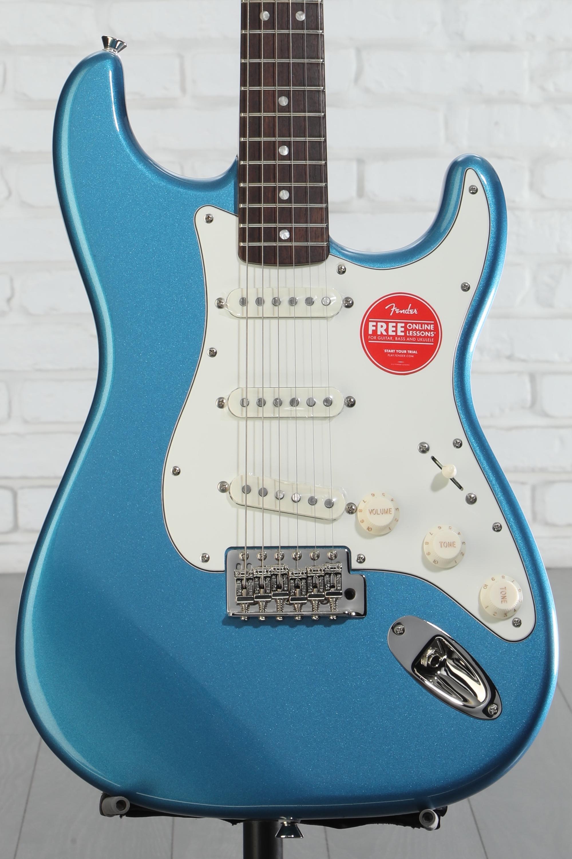 ギター Squier classic vibe 60s stratocaster Squier Classic Vibe '60s Stratocaster - Lake Placid Blue