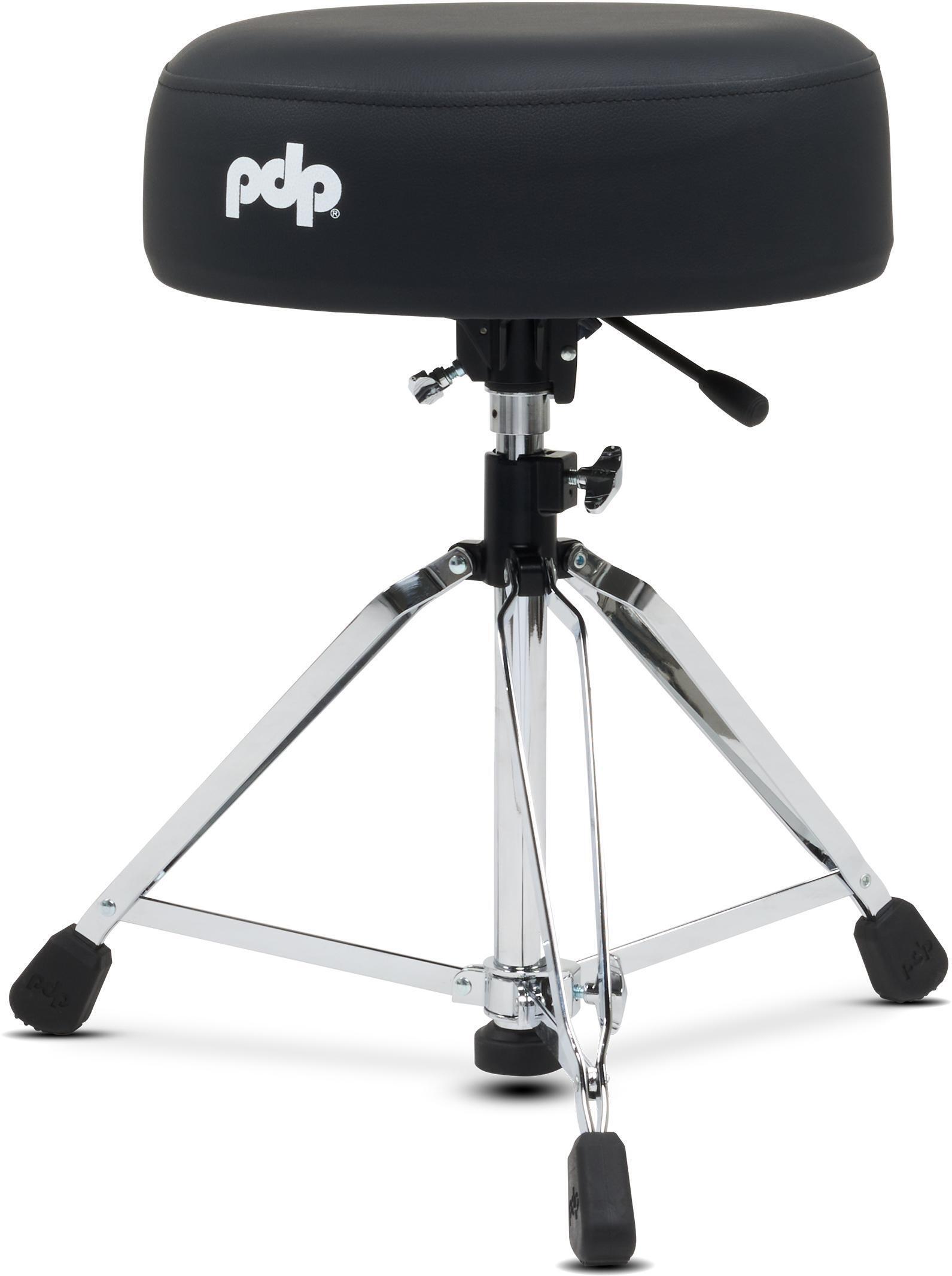 Tama HT850BC 1st Chair Round Rider XL Hydraulix Cloth Top - Black