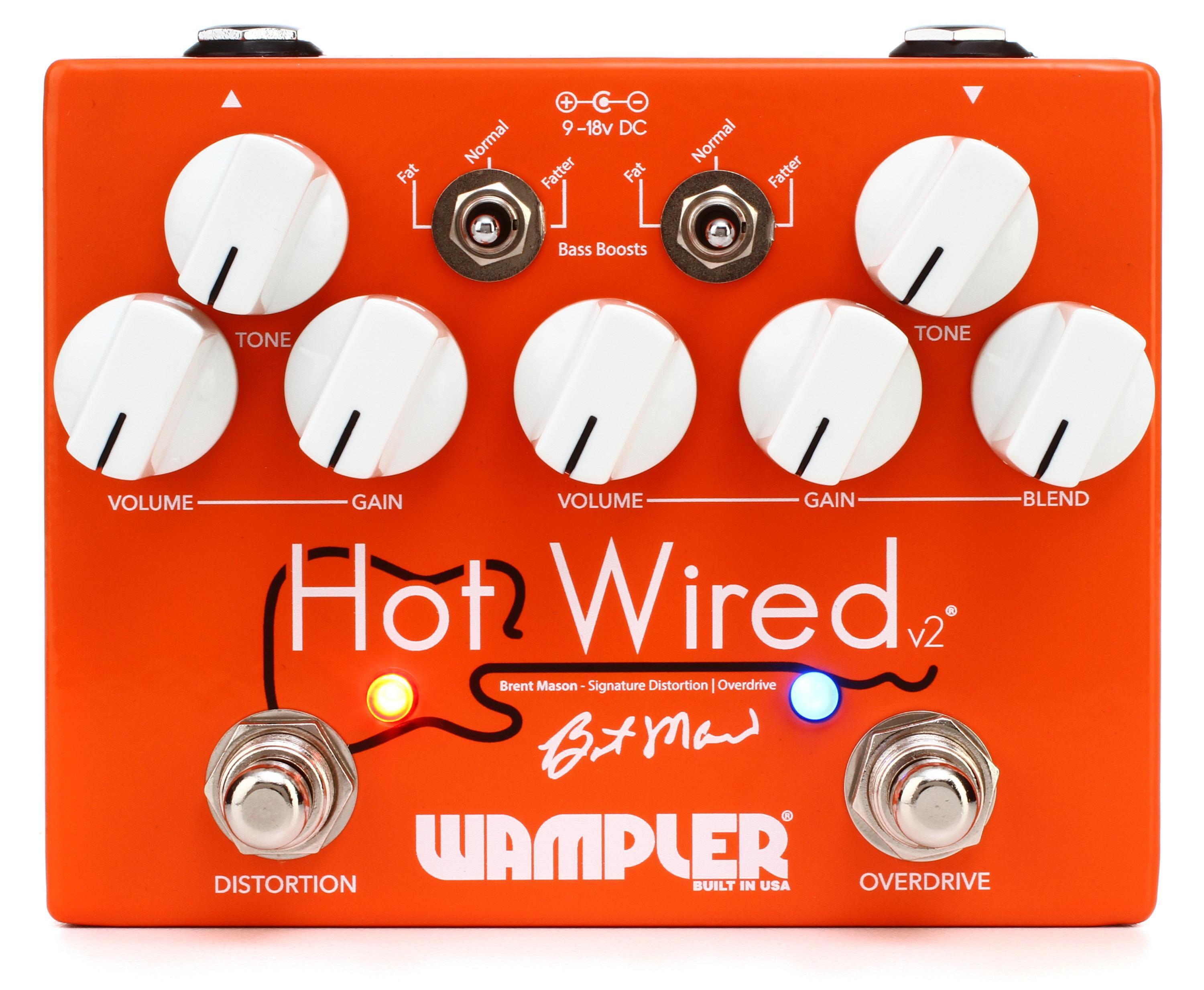 Wampler Hot Wired V2 Overdrive Pedal