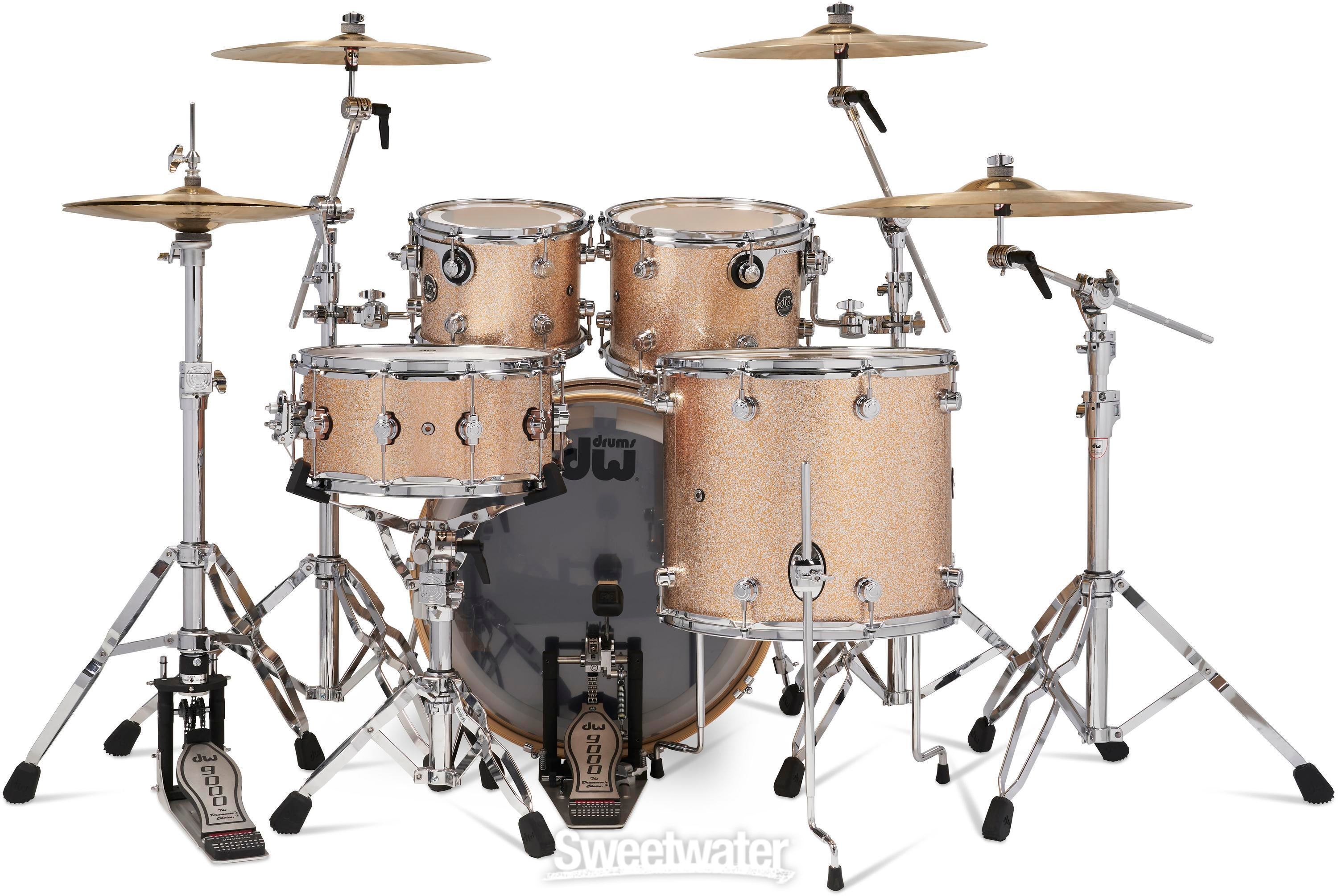 DW Performance Series 5-piece Shell Pack with Snare - Bermuda