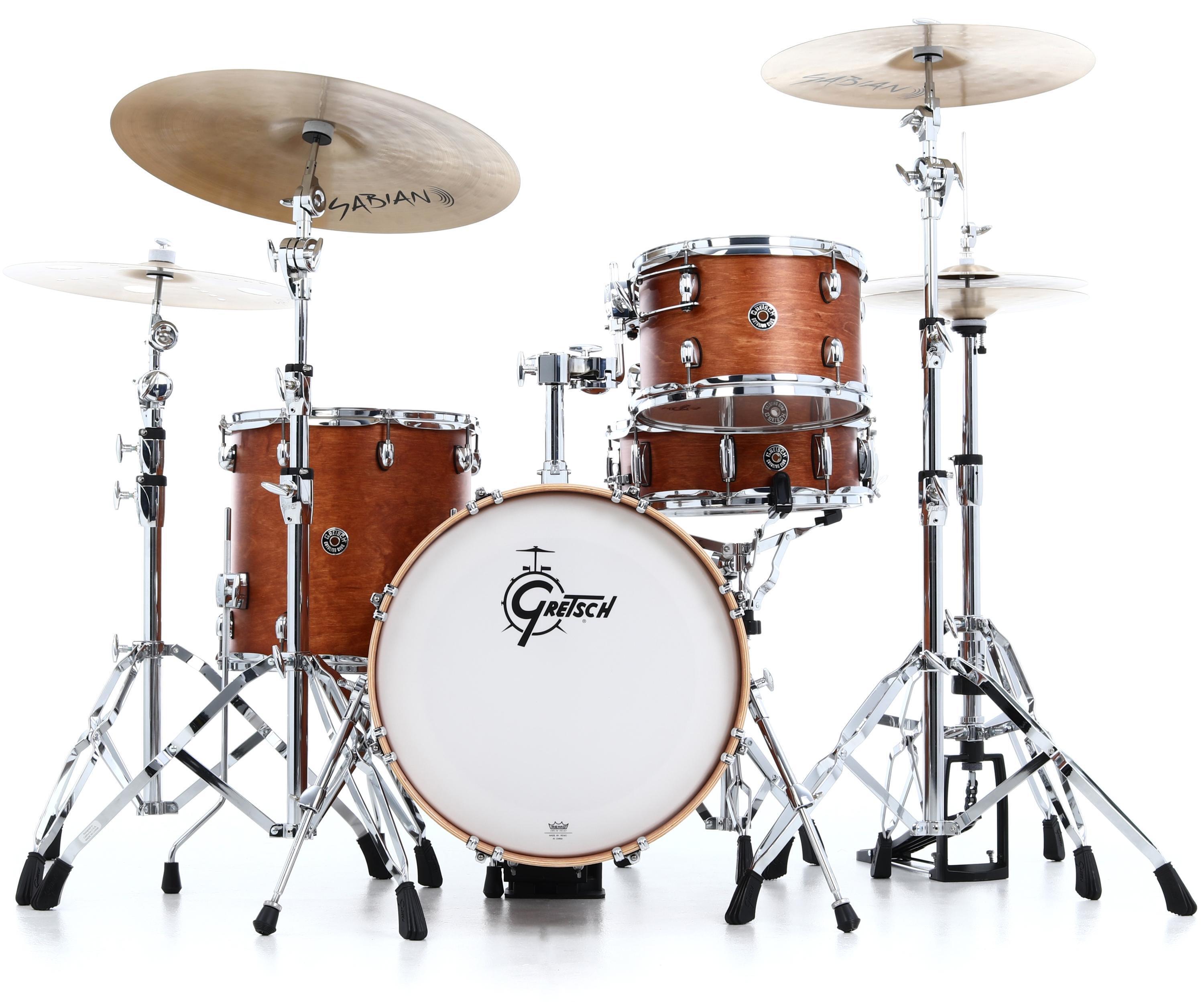 Photo of Gretsch Drums Catalina Club 4-piece Shell Pack - Satin Walnut Glaze