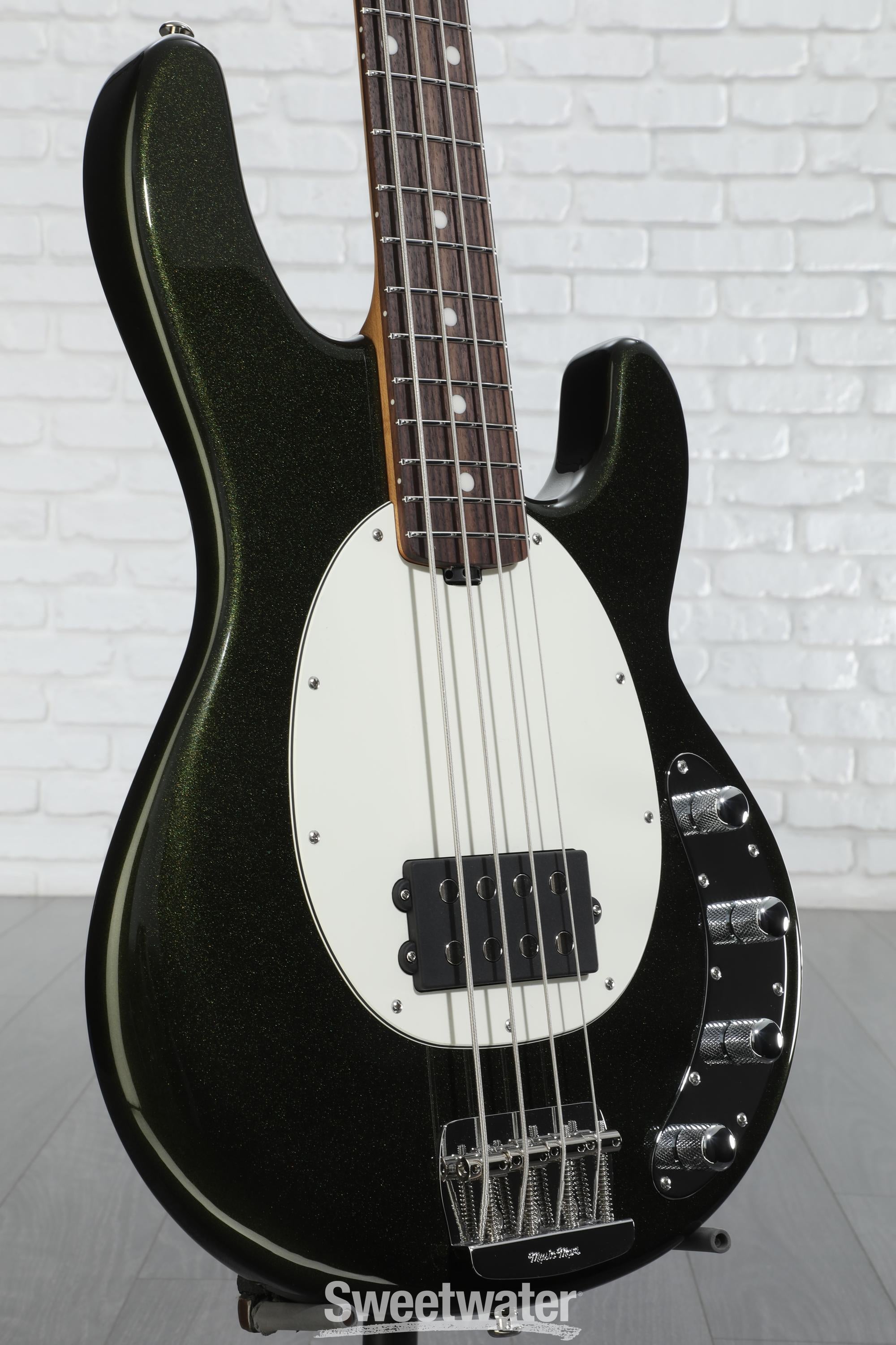 Ernie Ball Music Man StingRay Special Bass Guitar - Fallout Green