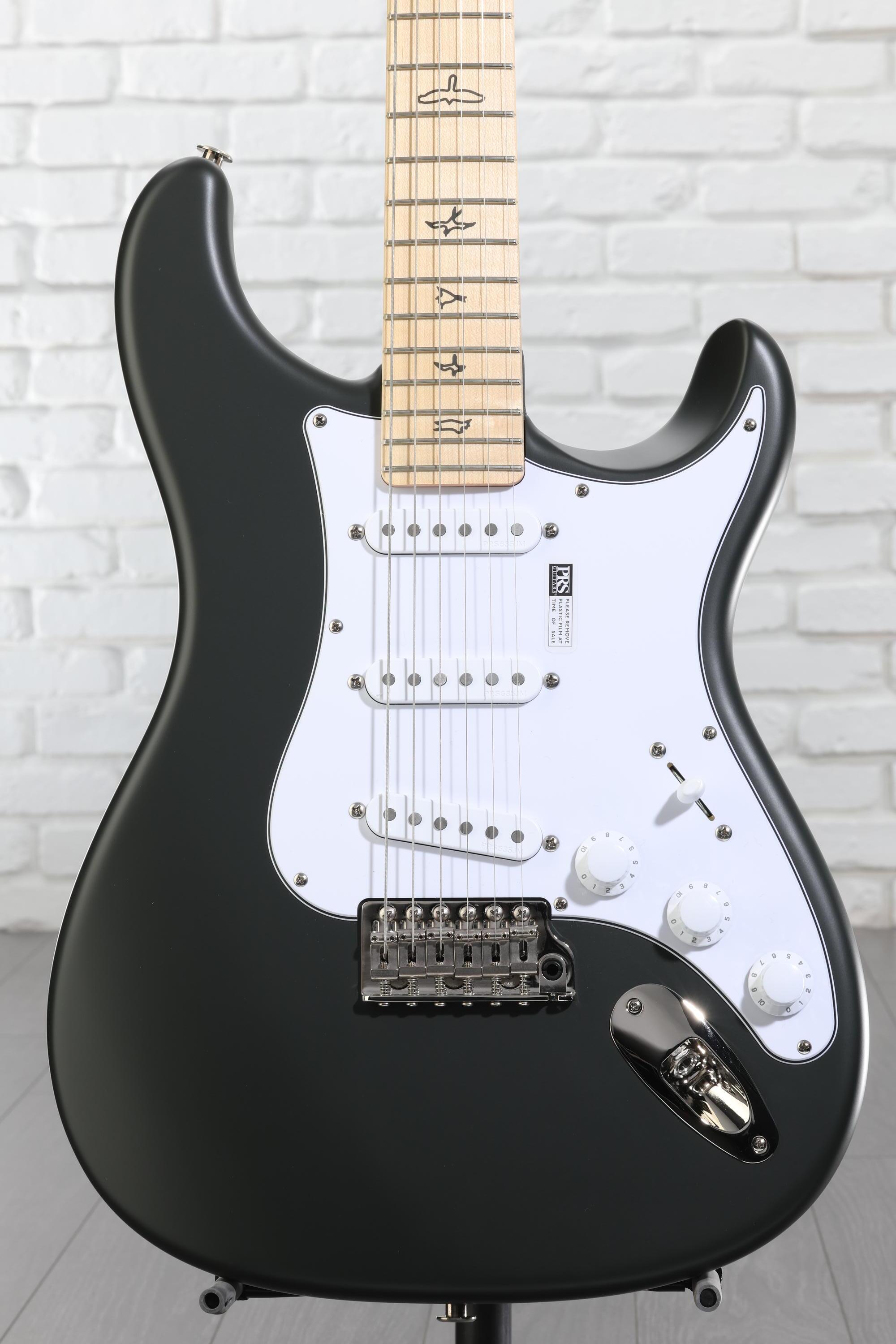 PRS Silver Sky Electric Guitar - Faded Black Tee with Maple