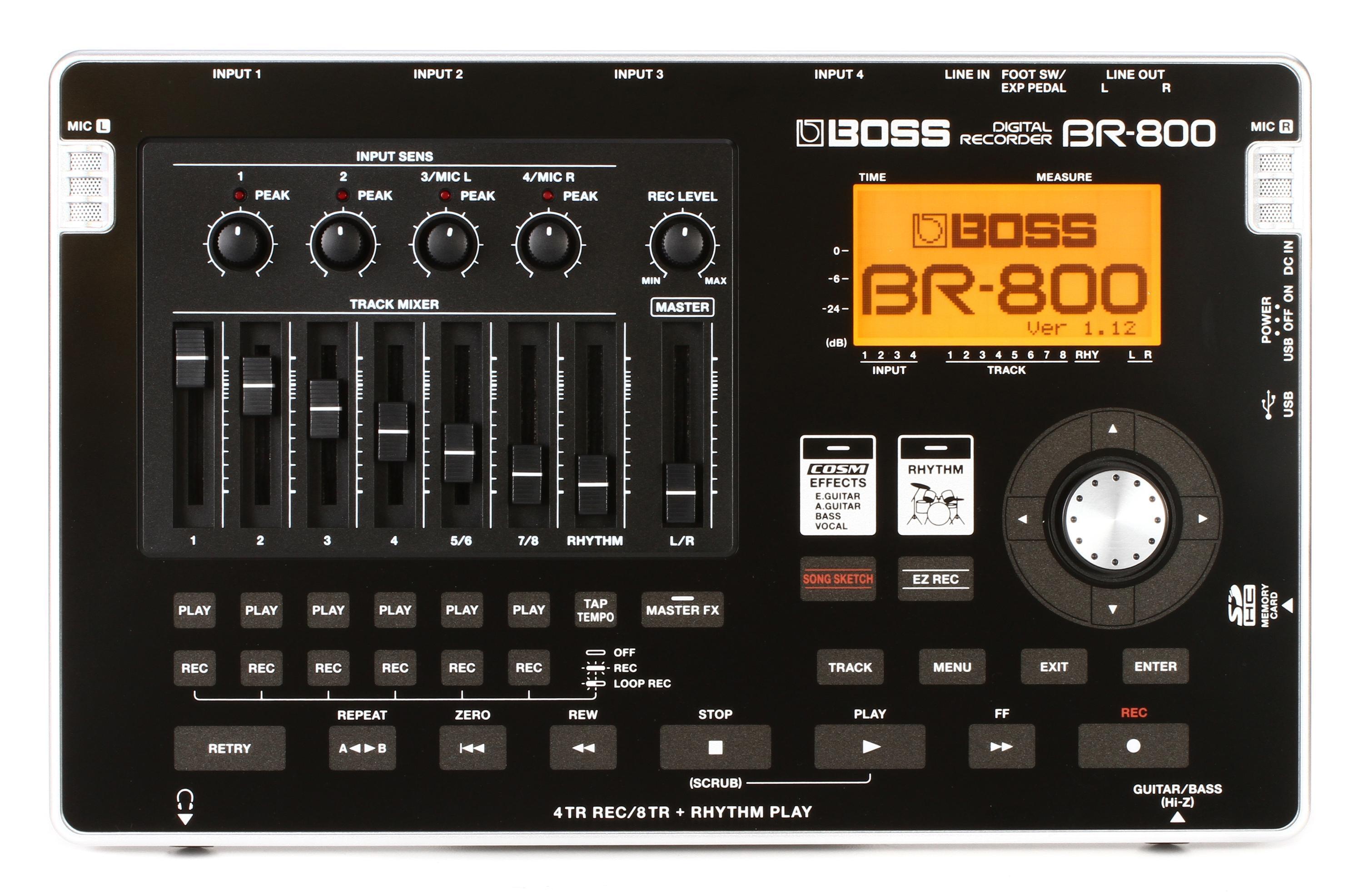 Boss BR-800 Digital Multi-track Recorder | Sweetwater