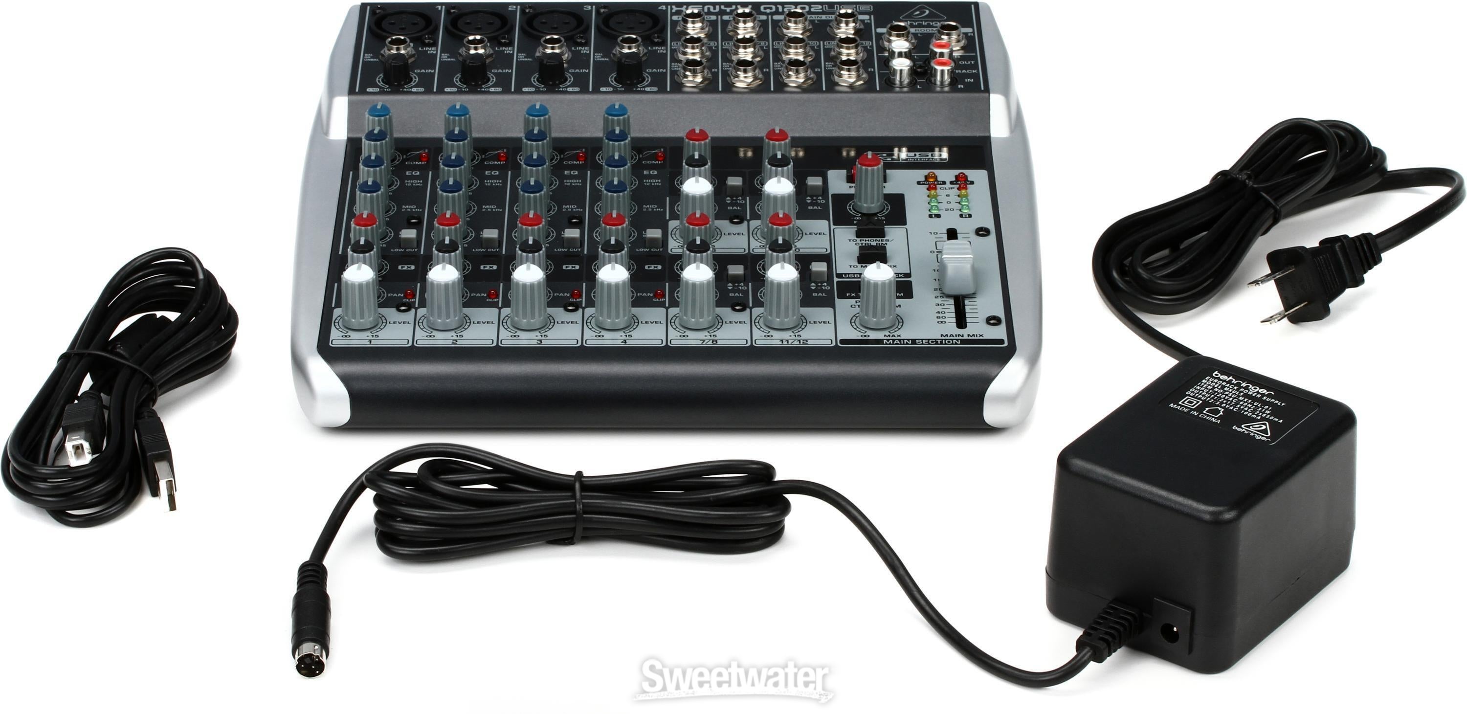 Behringer Xenyx Q1202USB Mixer with USB | Sweetwater