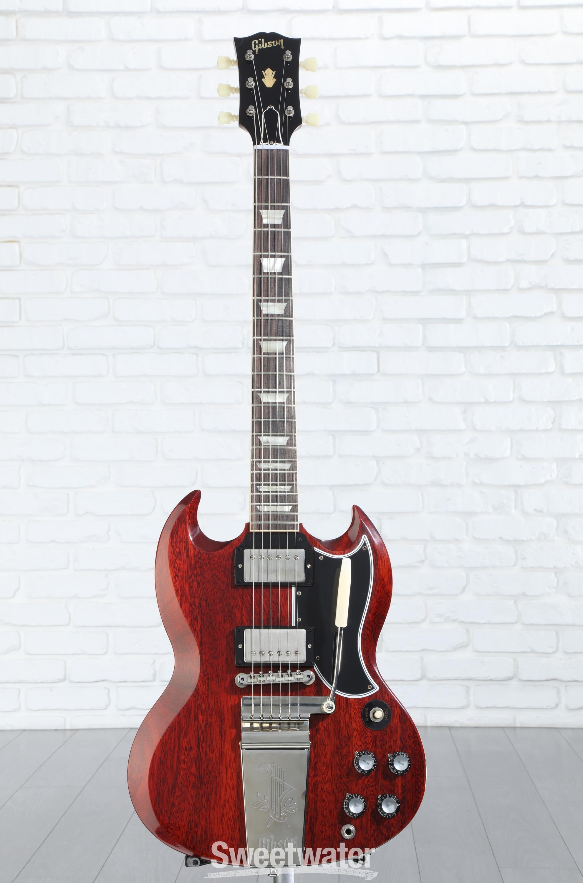 Gibson Custom 1964 SG Standard Reissue with Maestro Vibrola VOS - Cherry Red