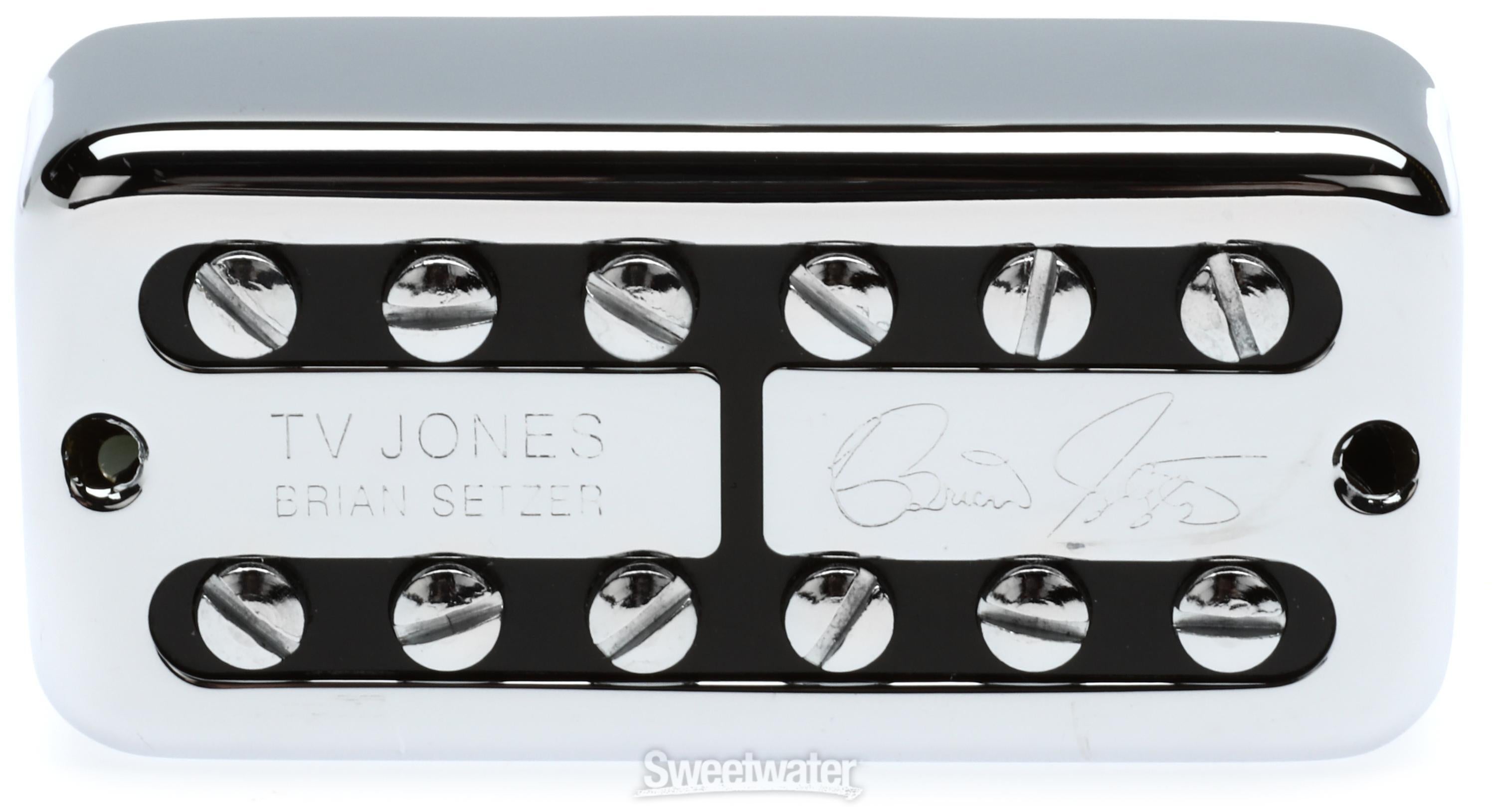 TV Jones Brian Setzer Neck Signature Humbucker Pickup - Chrome