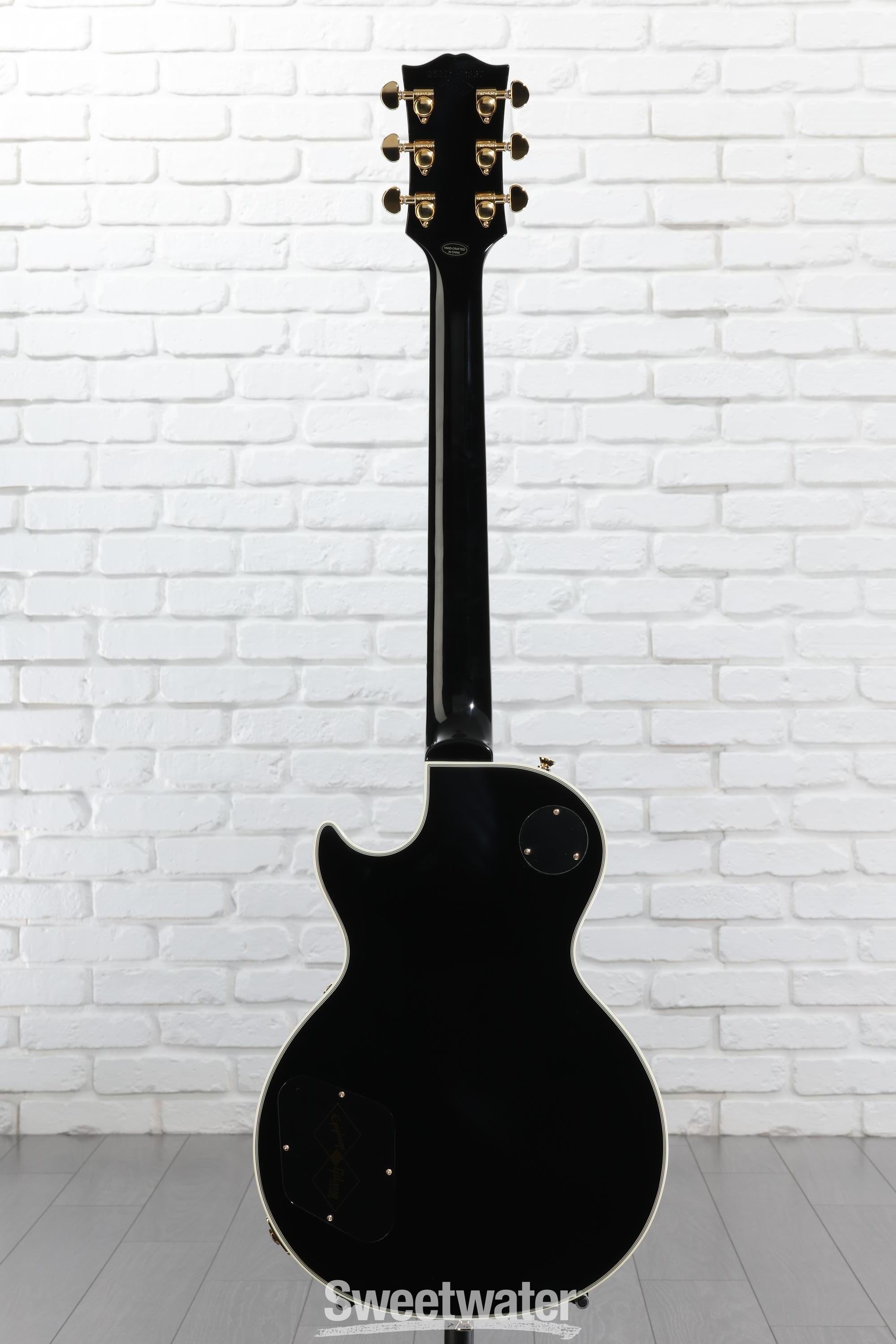 Epiphone Les Paul Custom Electric Guitar - Ebony | Sweetwater