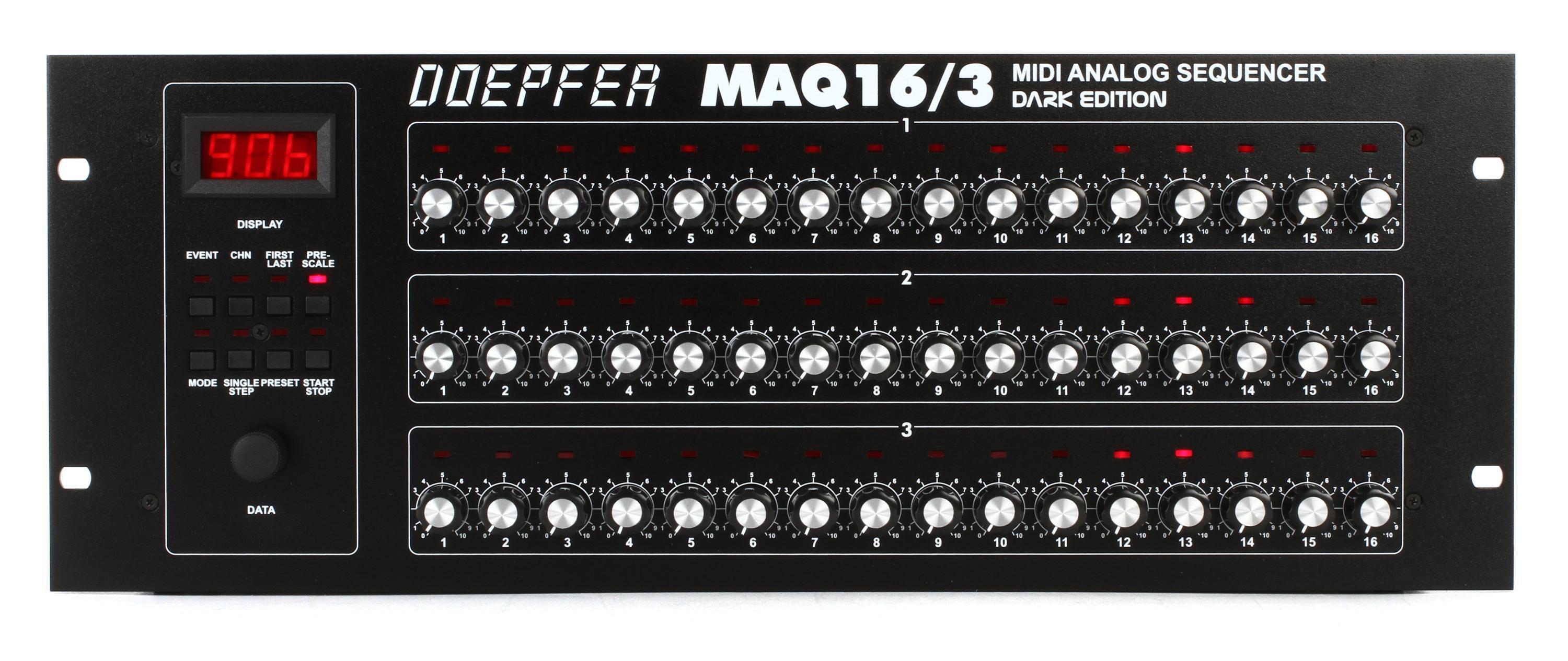 DOEPFER MAQ 16 MIDI ANALOG SEQUENCER 日本語マニュアル有り）（動作