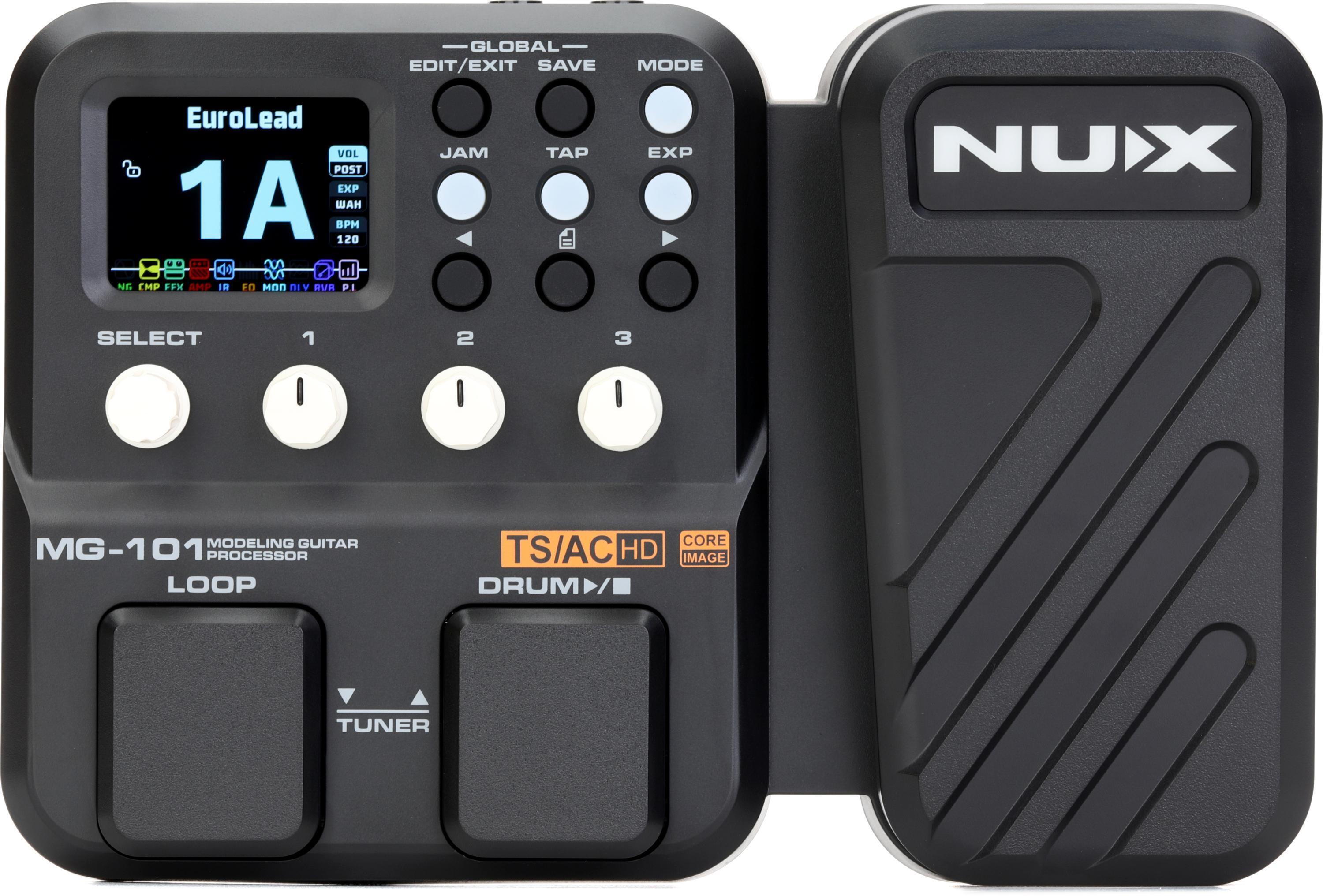 NUX MG-101 Amp Modeler and Guitar Effects Processor | Sweetwater