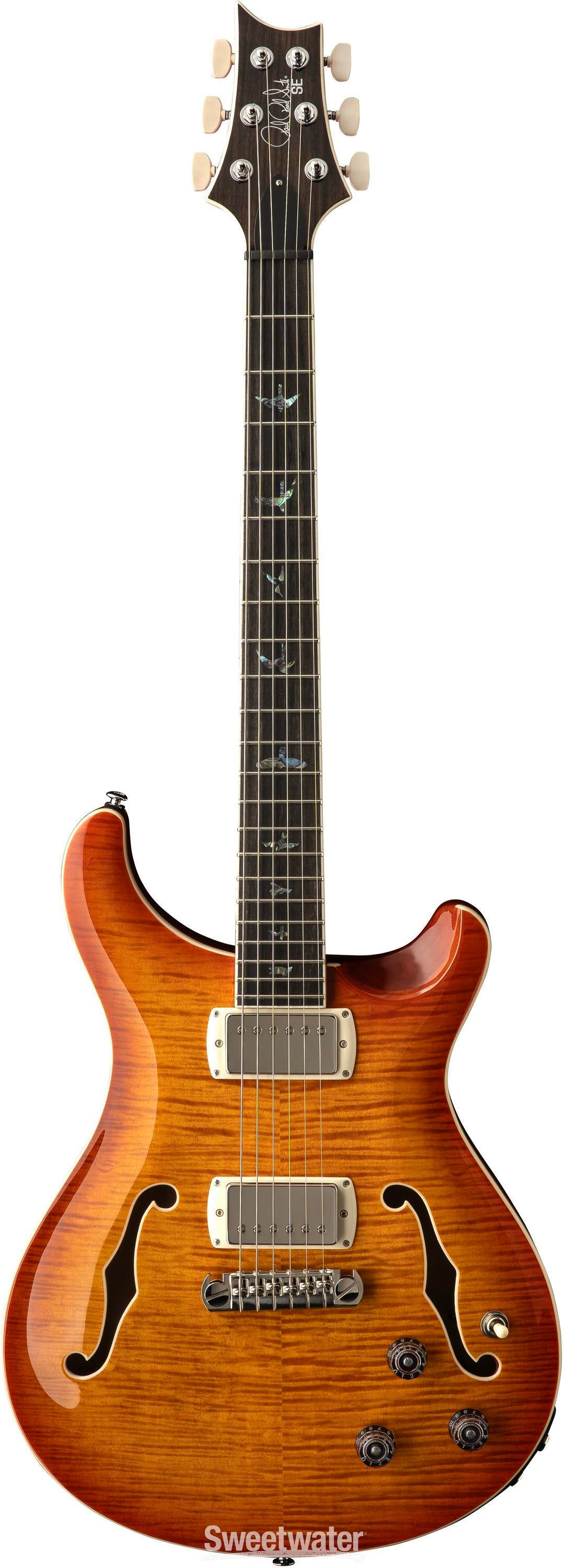 ギター PRS SE Hollowbody II Piezo PRS SE Hollowbody II Piezo Electric Guitar Peacock Blue