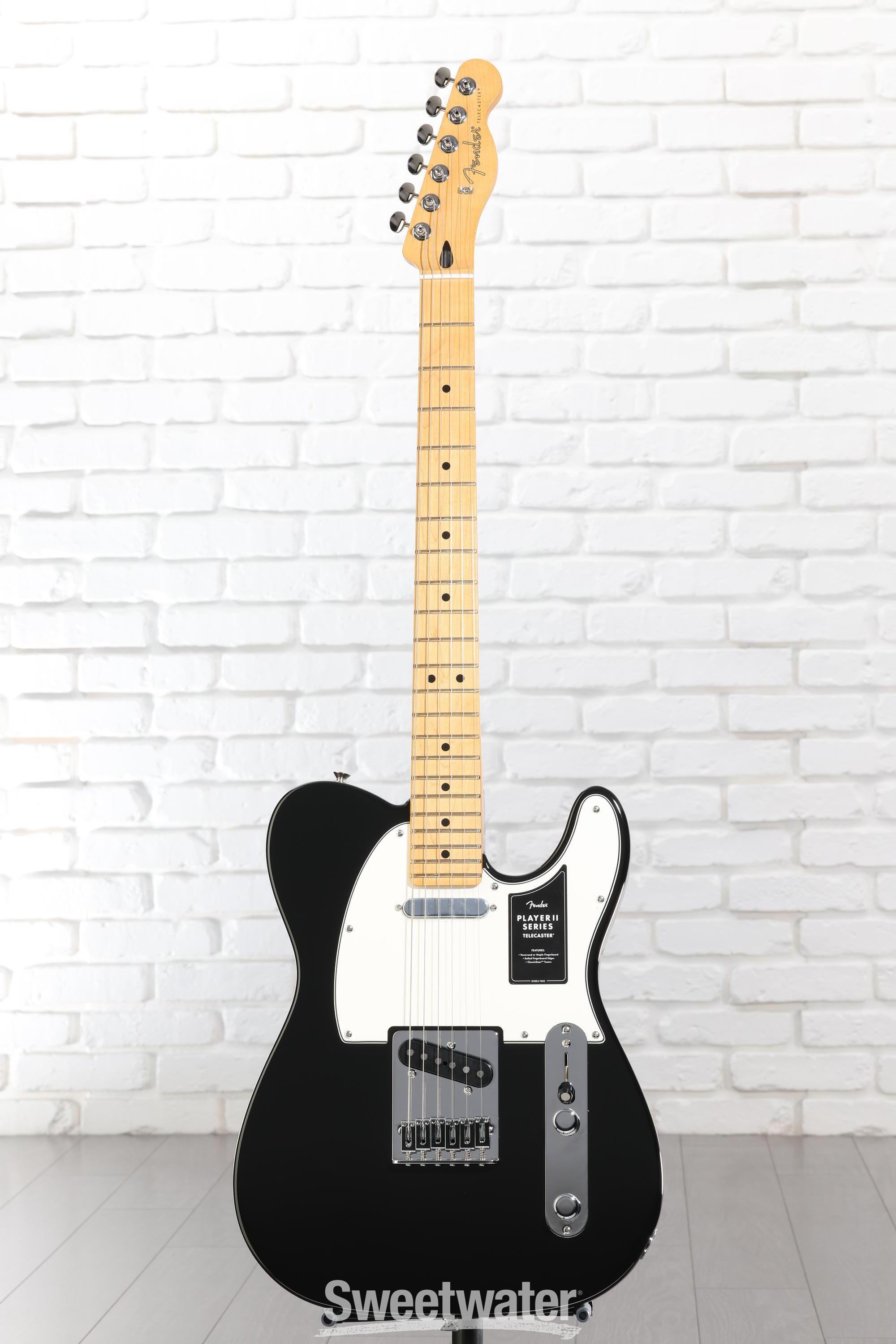 Fender Player II Telecaster Electric Guitar - Black with Maple