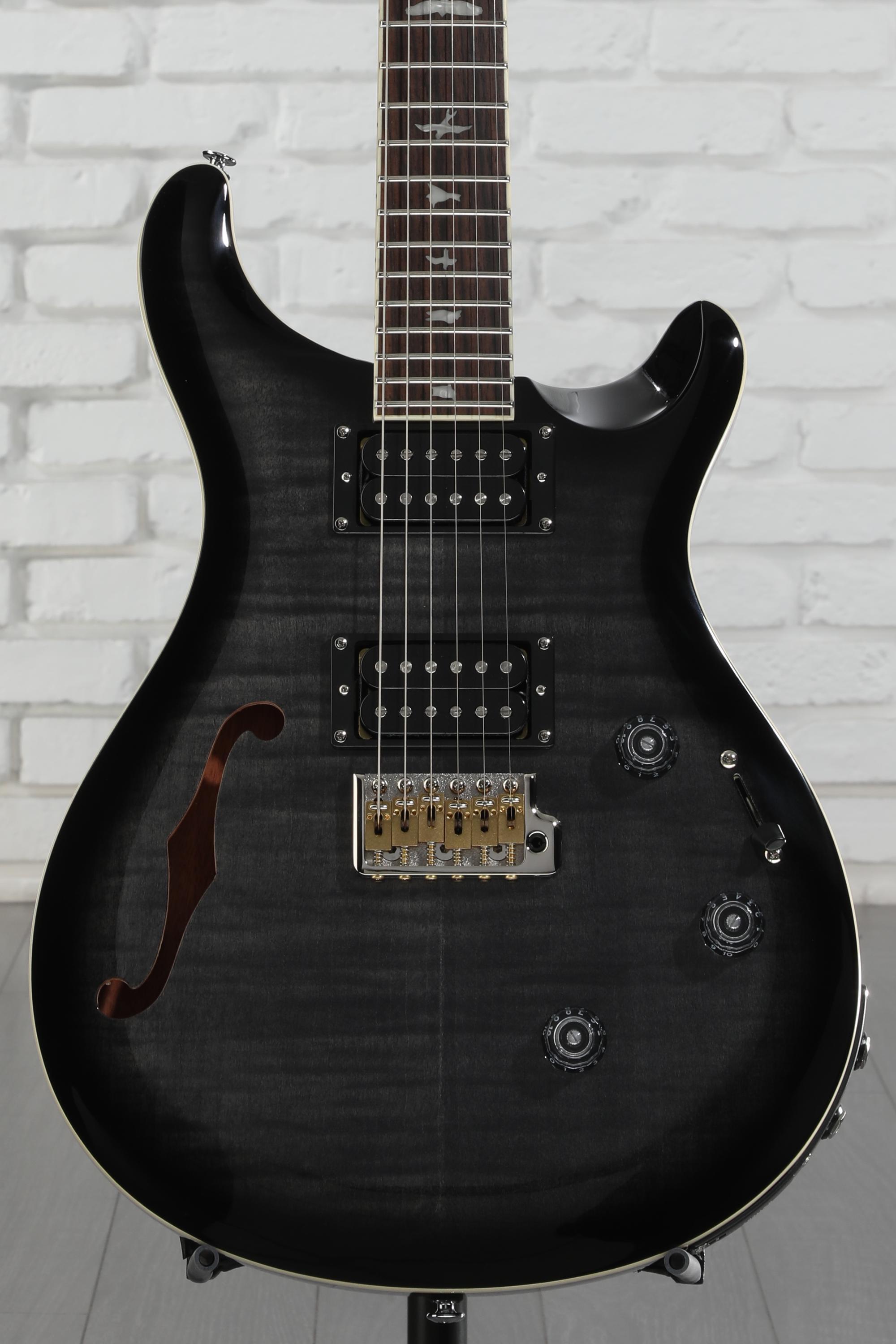 PRS SE Custom 24 Black（2012年製） PRS SE Custom 24 Quilted - Black Gold Burst (107876:BG)