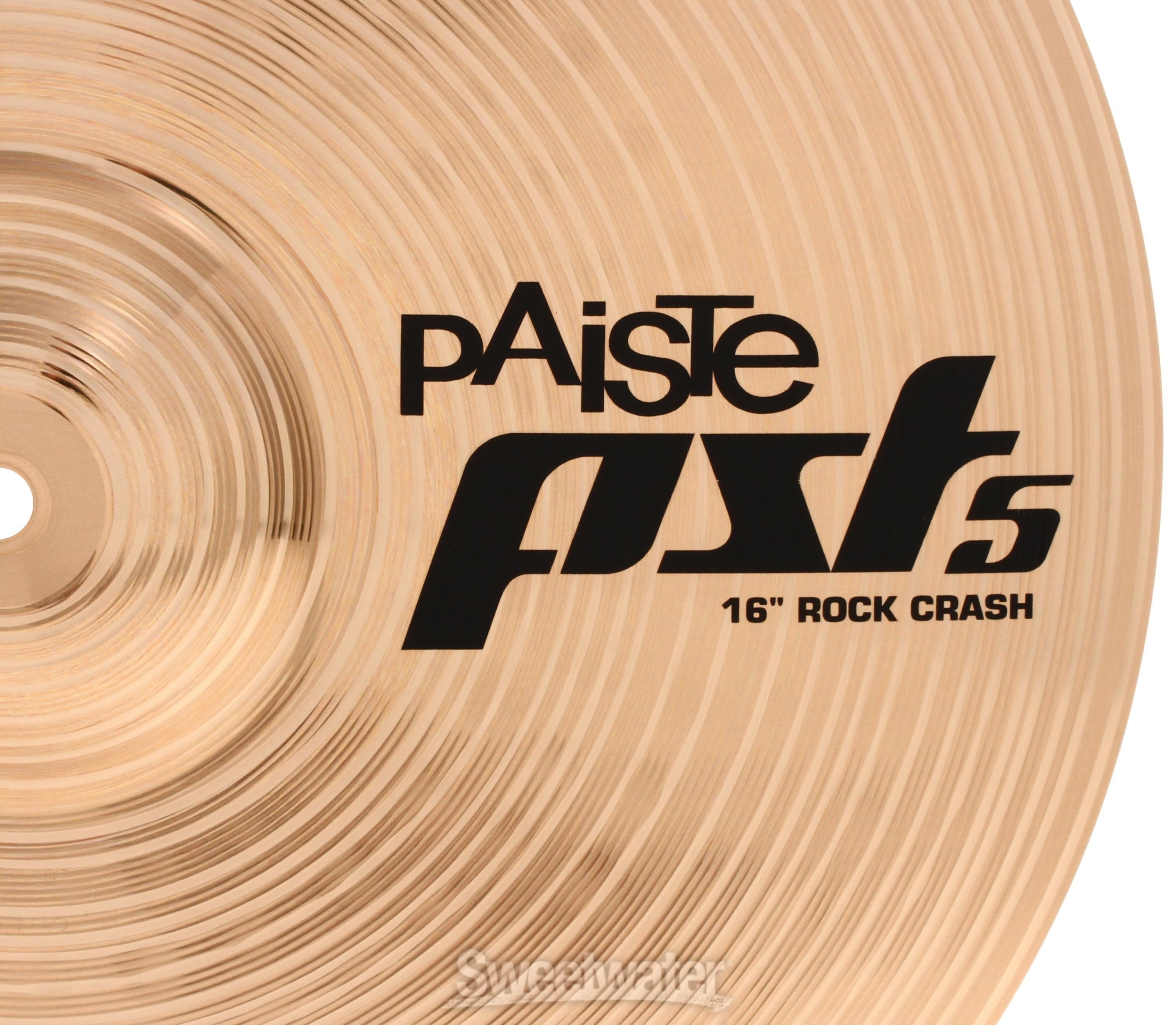 Paiste PST 5 Rock Crash Cymbal - 16-inch | Sweetwater