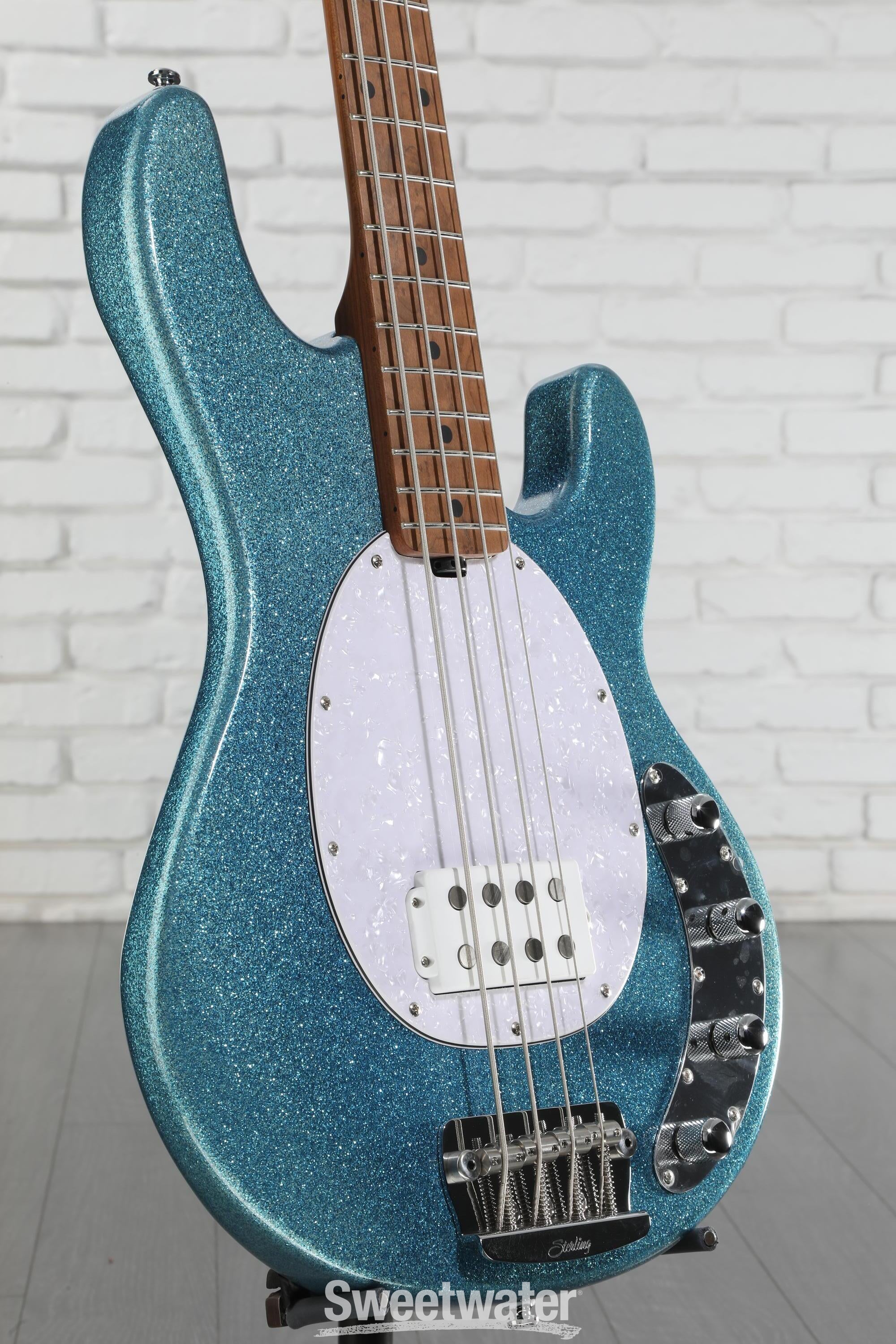 Sterling By Music Man StingRay RAY34 Bass Guitar - Blue
