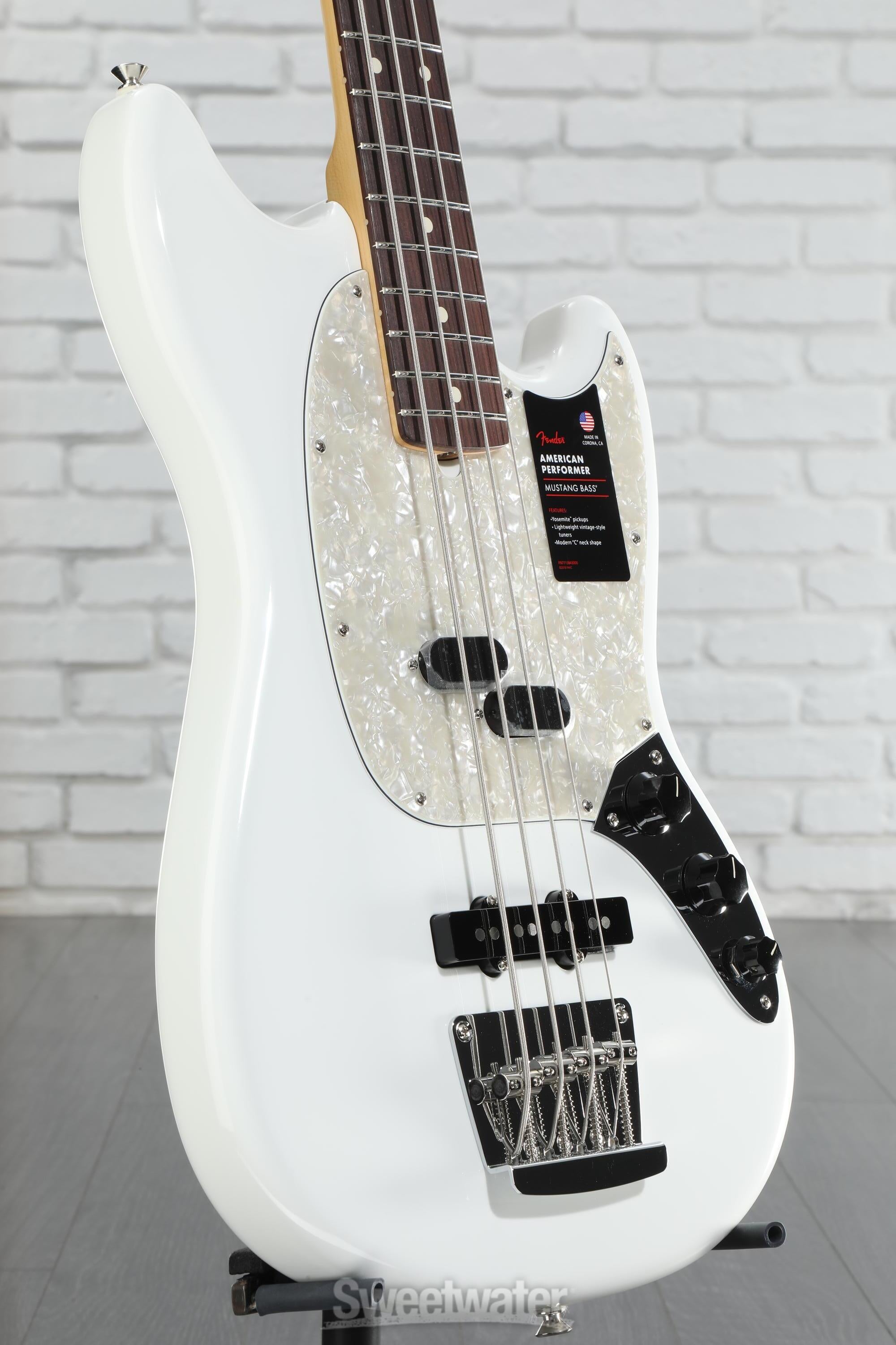 ギター Fender USA American Performer Mustang Fender American Performer Mustang - Satin Sonic Blue with