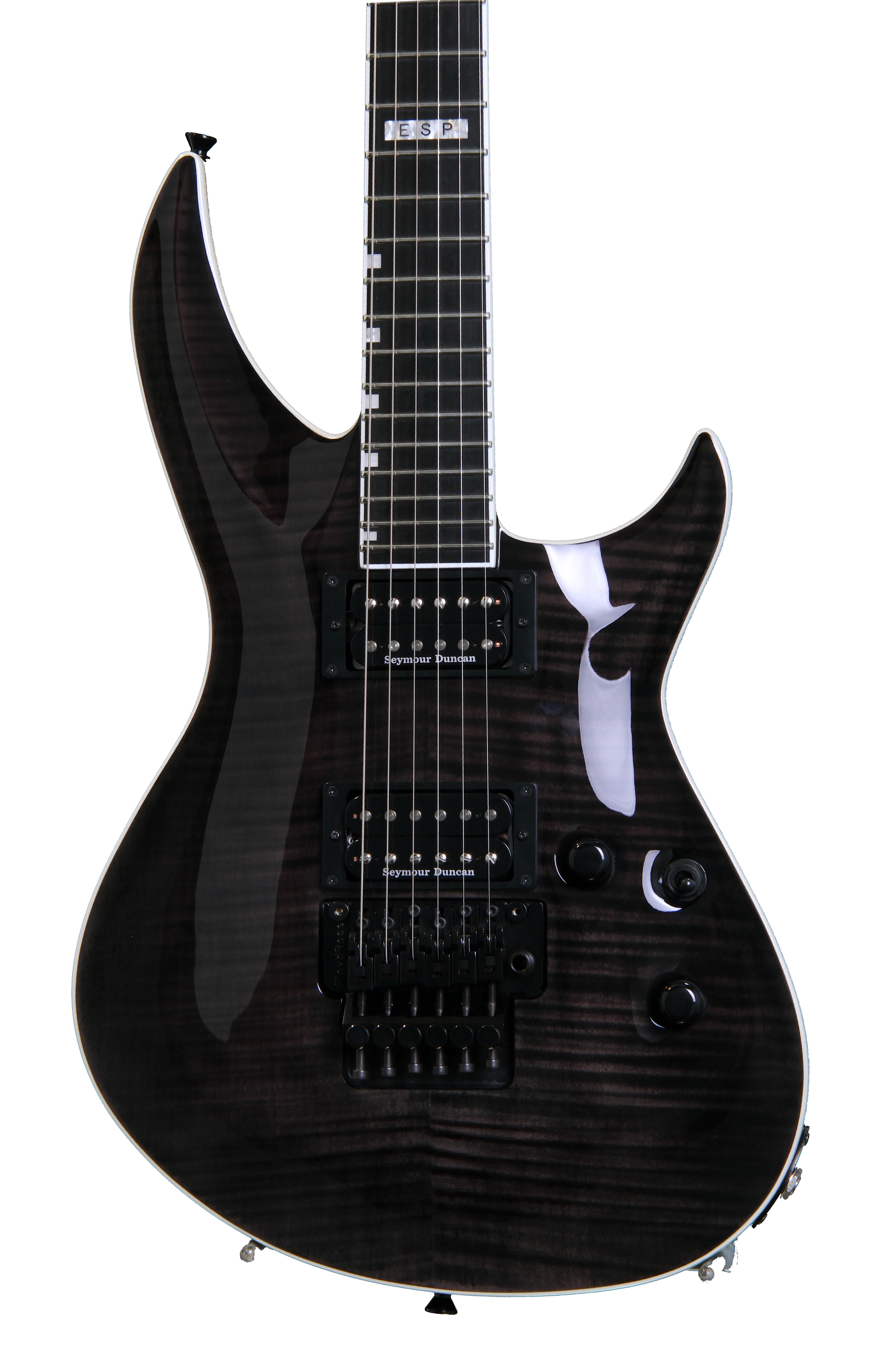 ESP E-II Horizon III Flame Maple Top with Floyd Rose - See-Thru