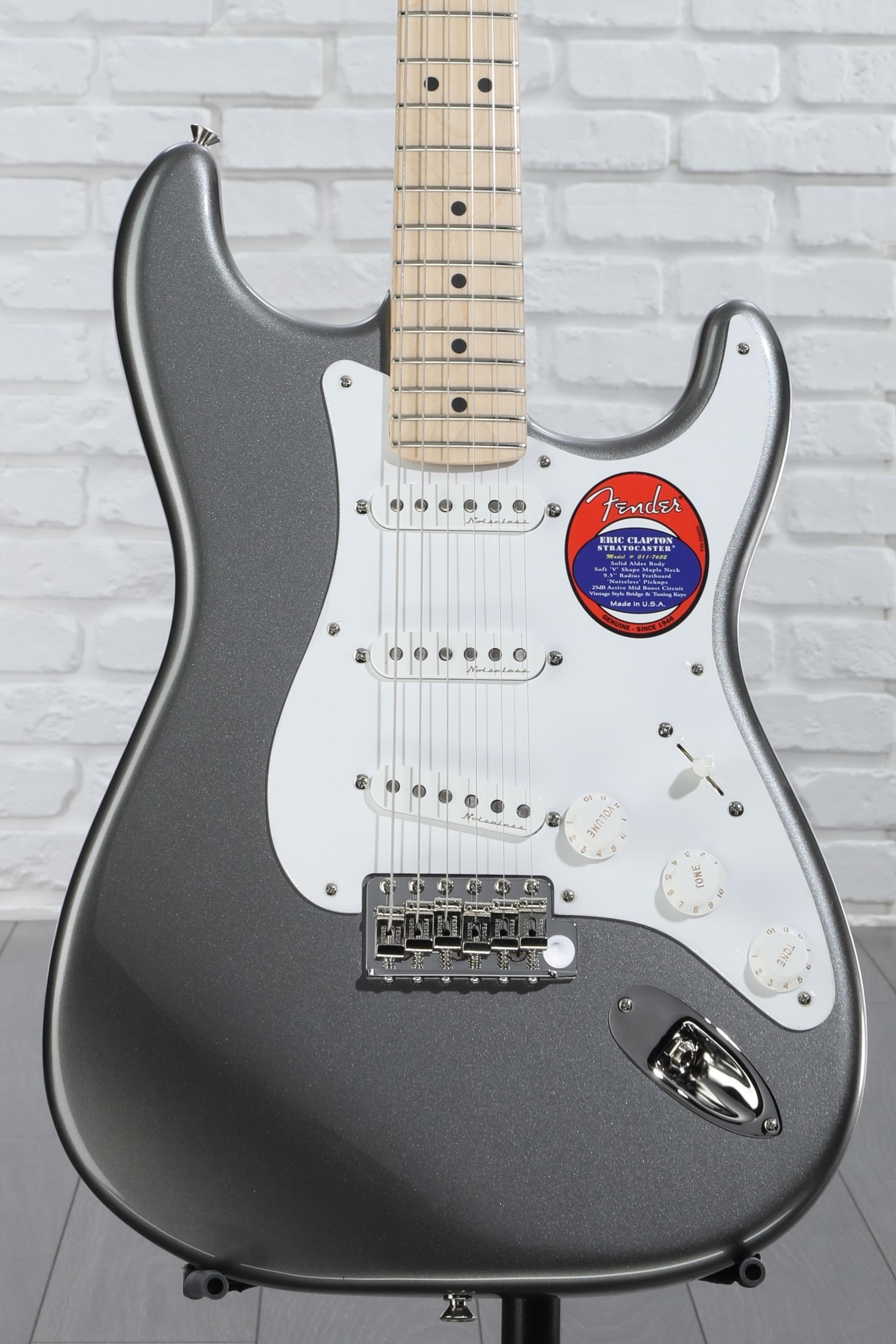 ギター Fender Eric Clapton Stratocaster Pewter Fender Artist Series Eric Clapton Stratocaster Electric